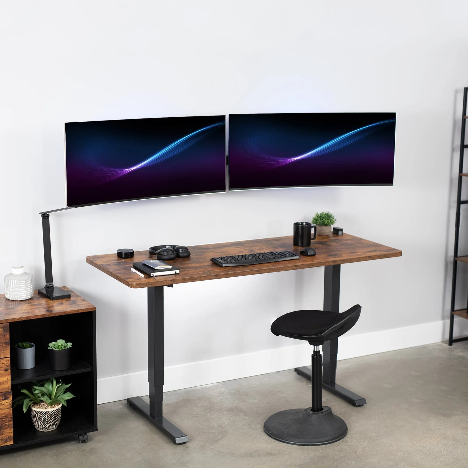 Telescoping Dual Monitor Wall Mount - 27” to 38” Screens