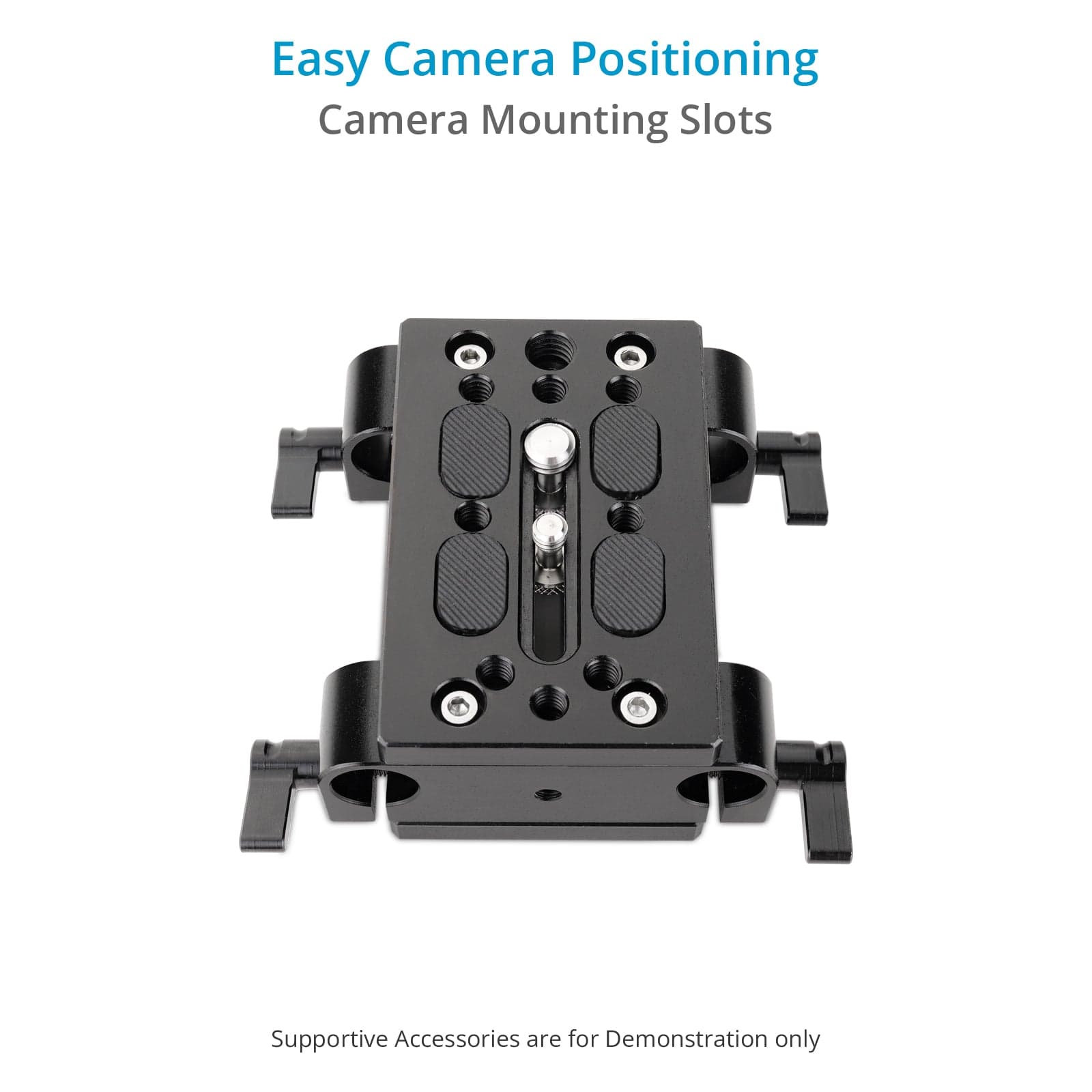 SnapRig Camera Baseplate w Tripod Mount, Dual Mounting BP-01