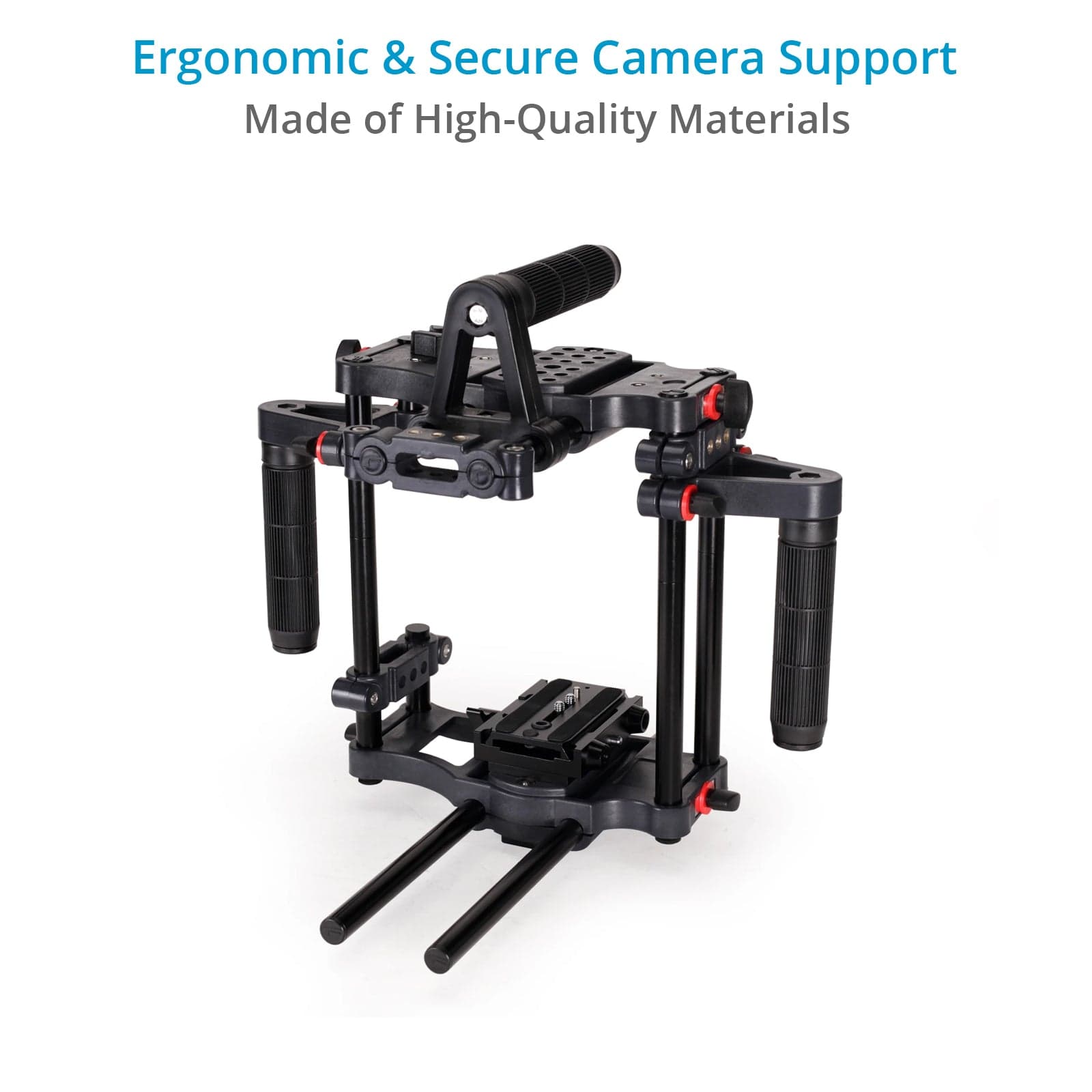 Power DSLR Camera Cage with MB-600 Sunshade Matte Box Combo Kit