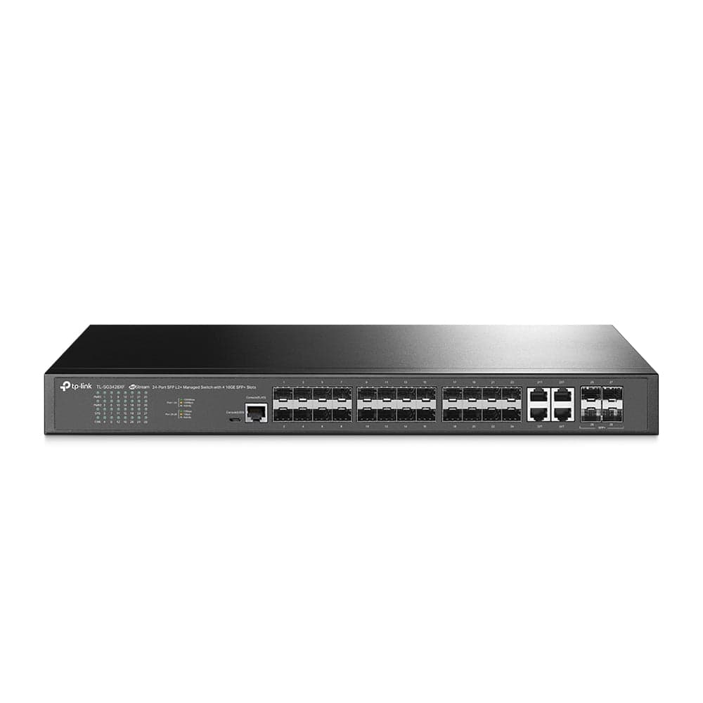 Omada 24-Port SFP L2+ Managed Switch with 4 10GE SFP+ Slots, SG3428XF