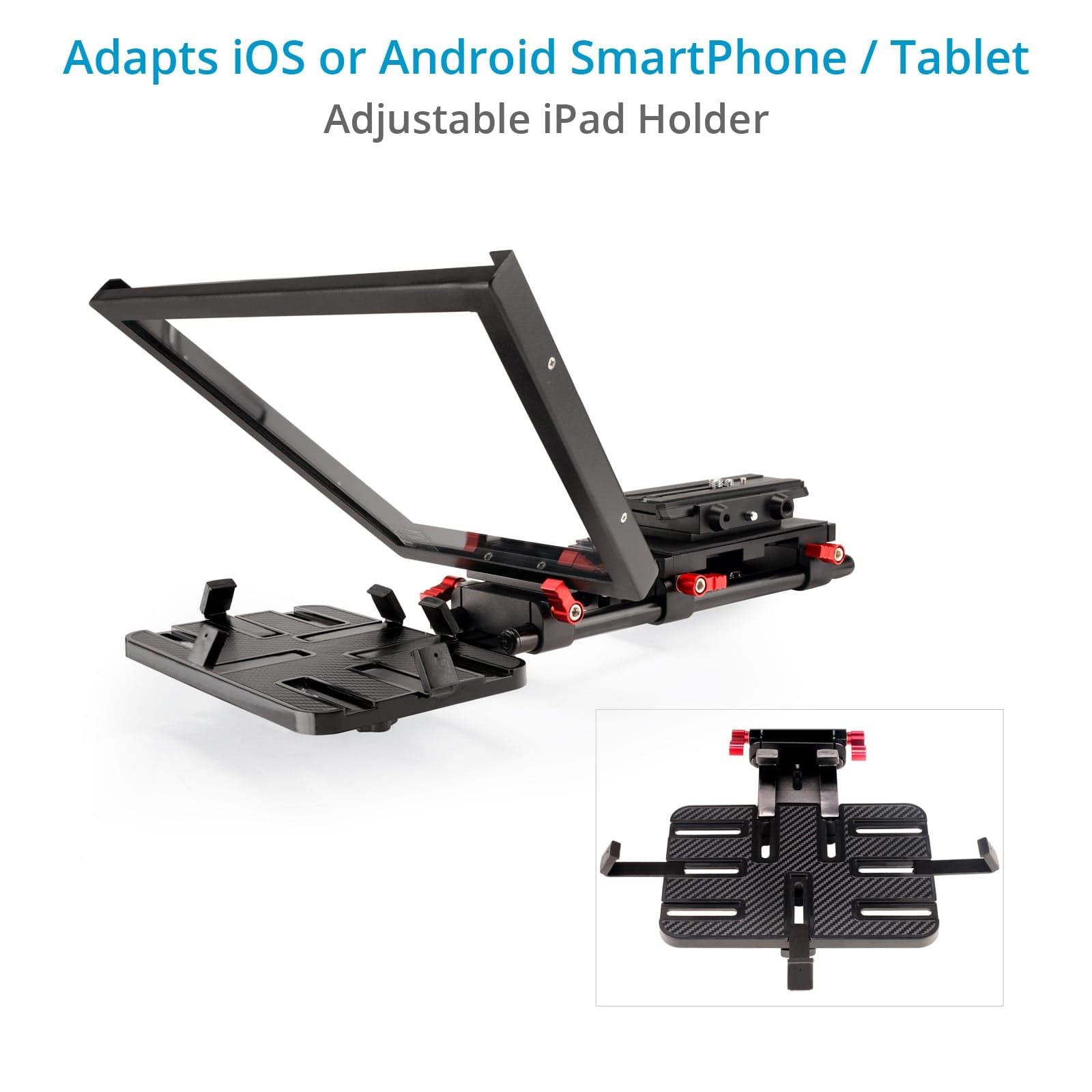 Universal iPad Teleprompter Kit for DSLR Video Camera