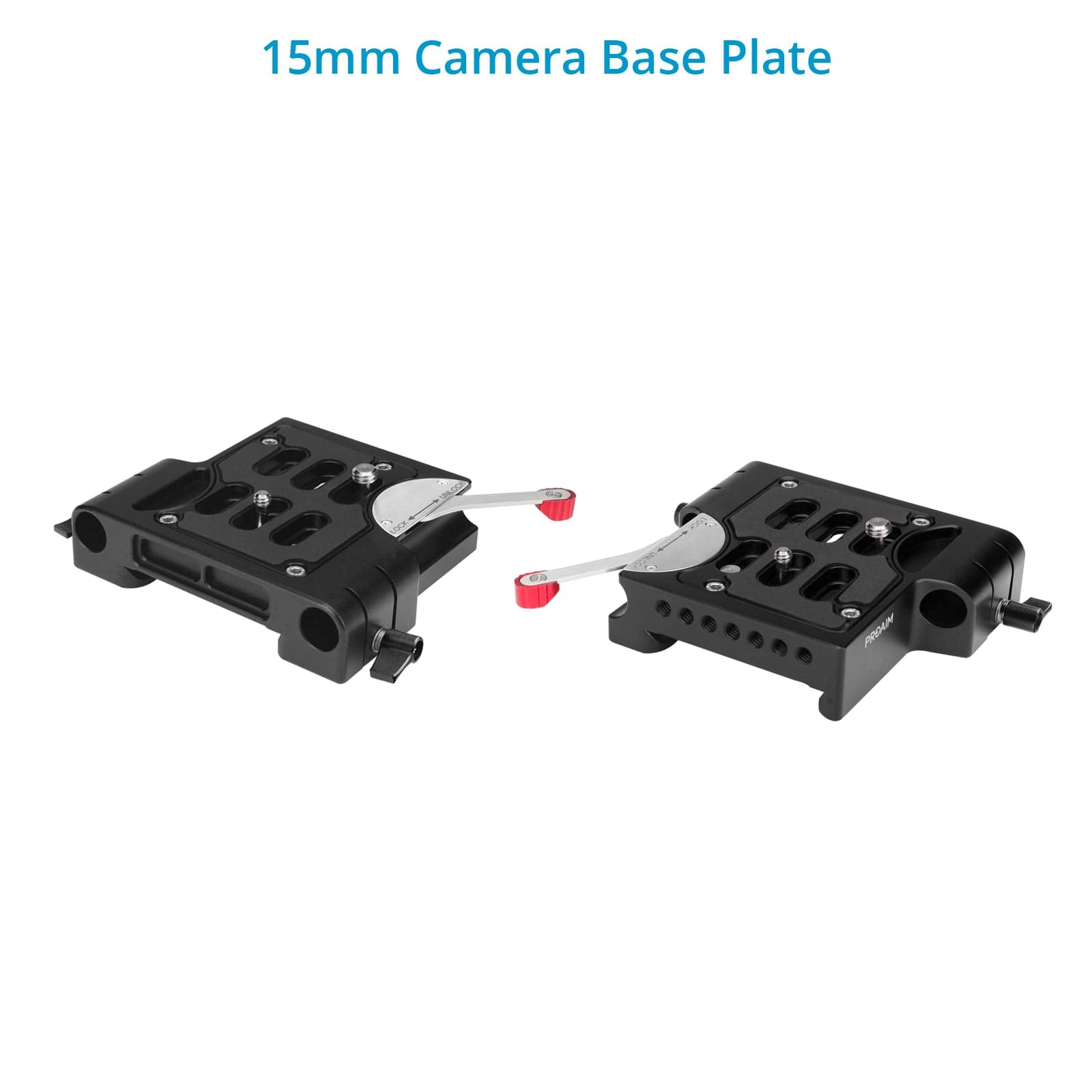 15mm Quick Release Camera Base Plate with Dovetail (ARRI Standard)