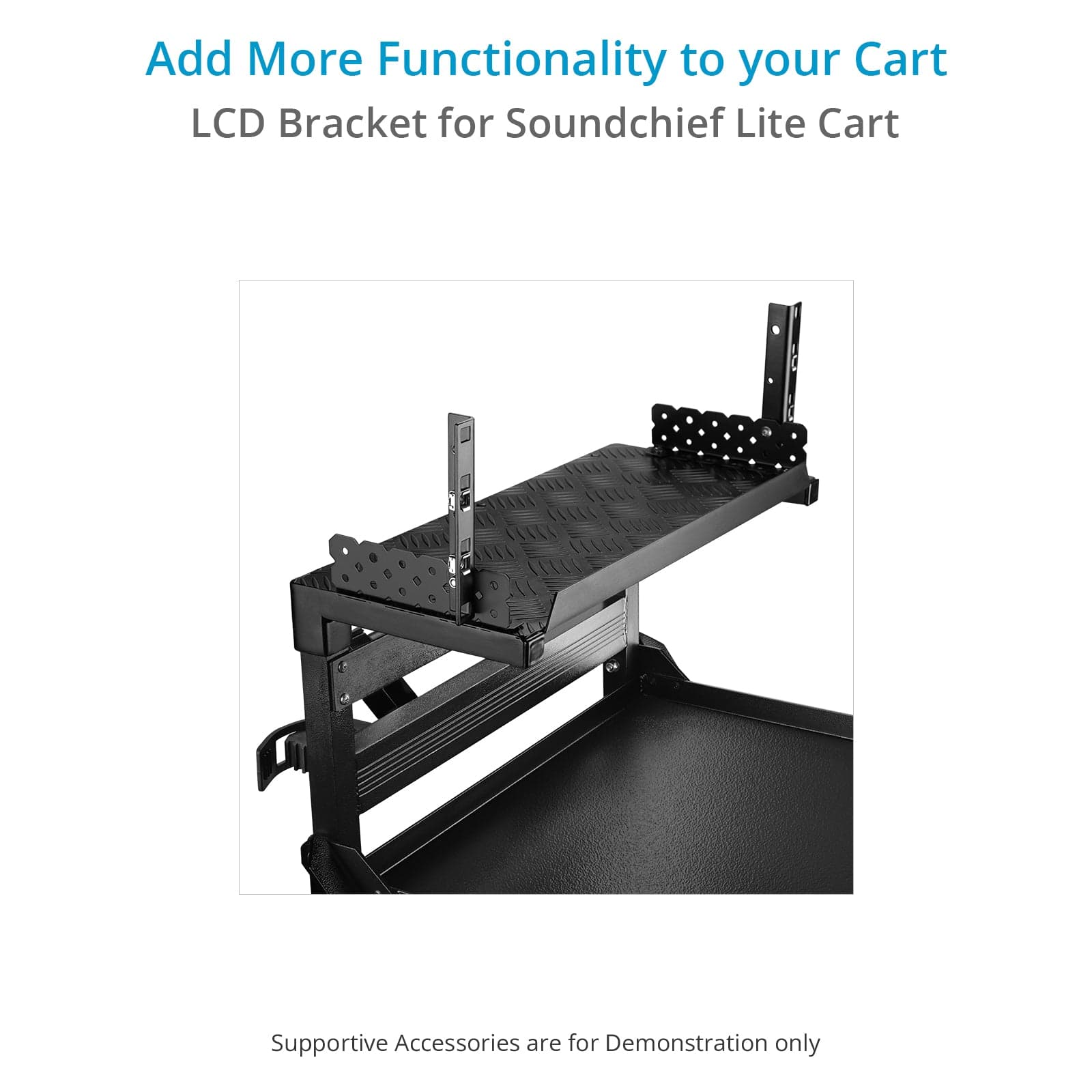 LCD Brackets for Soundchief Lite Cart | For Mounting Monitor & Sound System