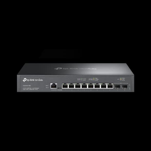 Omada 8-Port 2.5G L2+ Managed Switch with 2x 10GE SFP+ Slots, SG3210X-M2