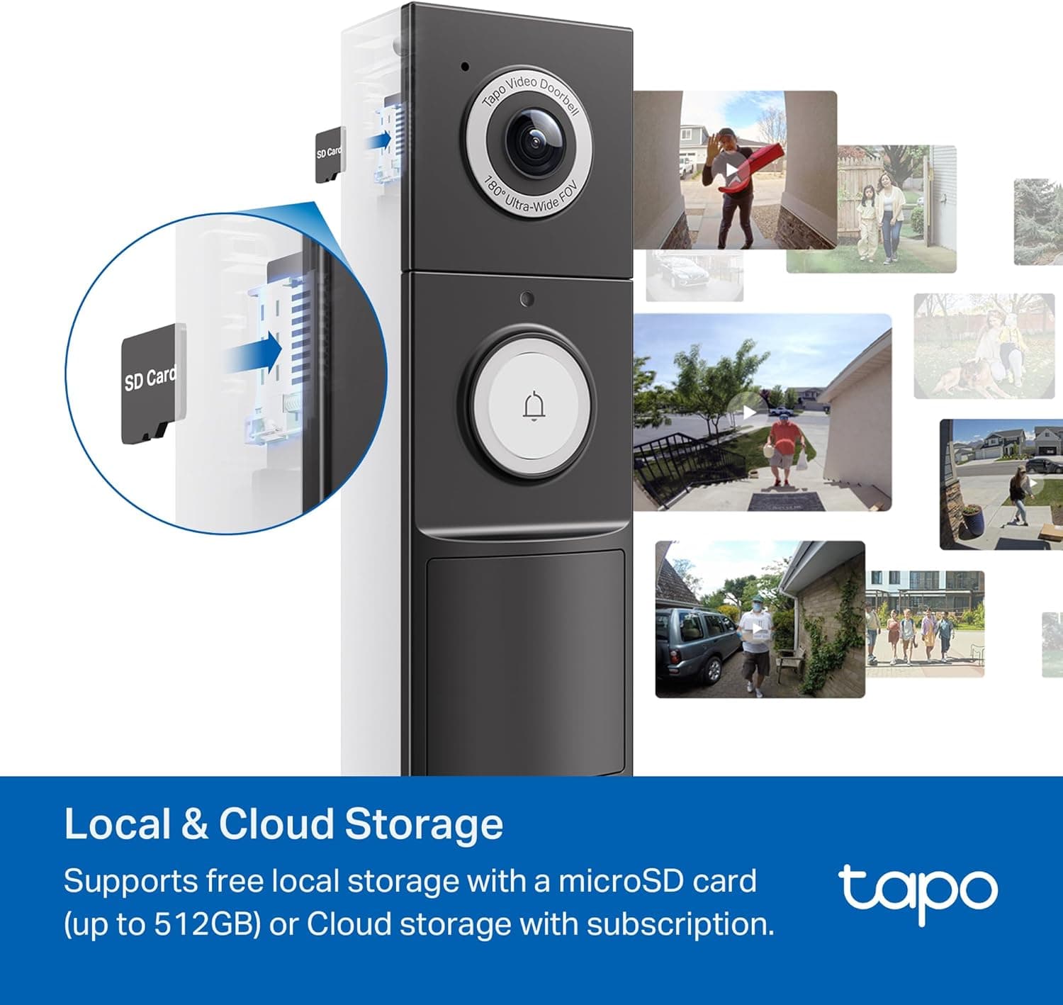 Front Door Security Bundle – 2K Video Doorbell Camera + Keyless Door Lock