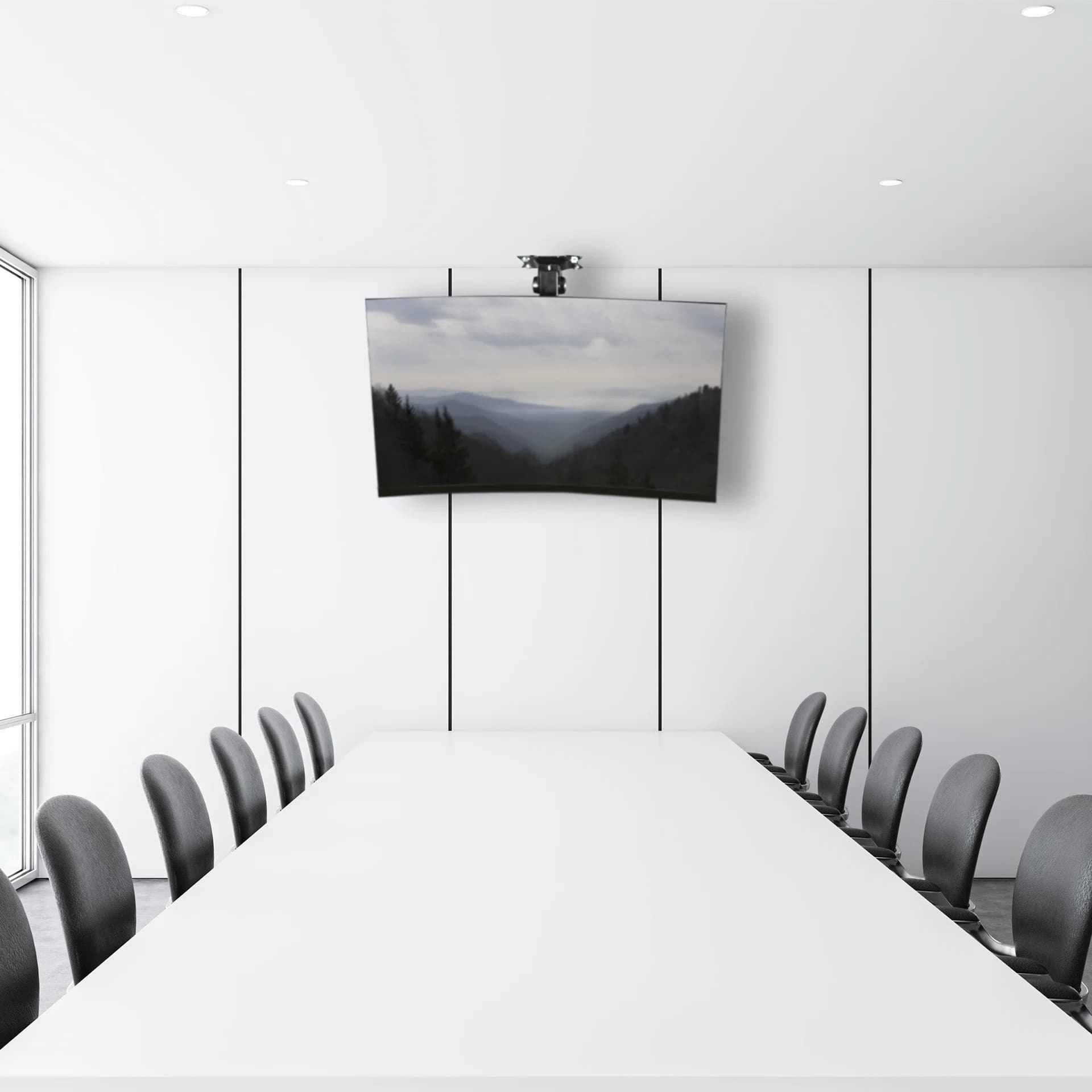 Flip Down Ceiling Monitor / TV Mount - 20" to 37" Screens