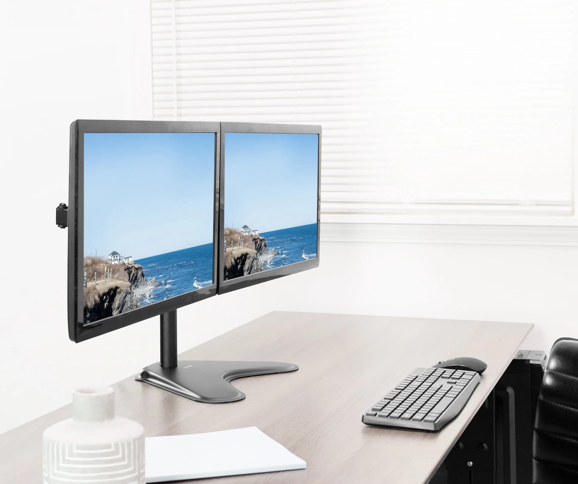 Dual Monitor Desk Stand - 13” to 30" Screens