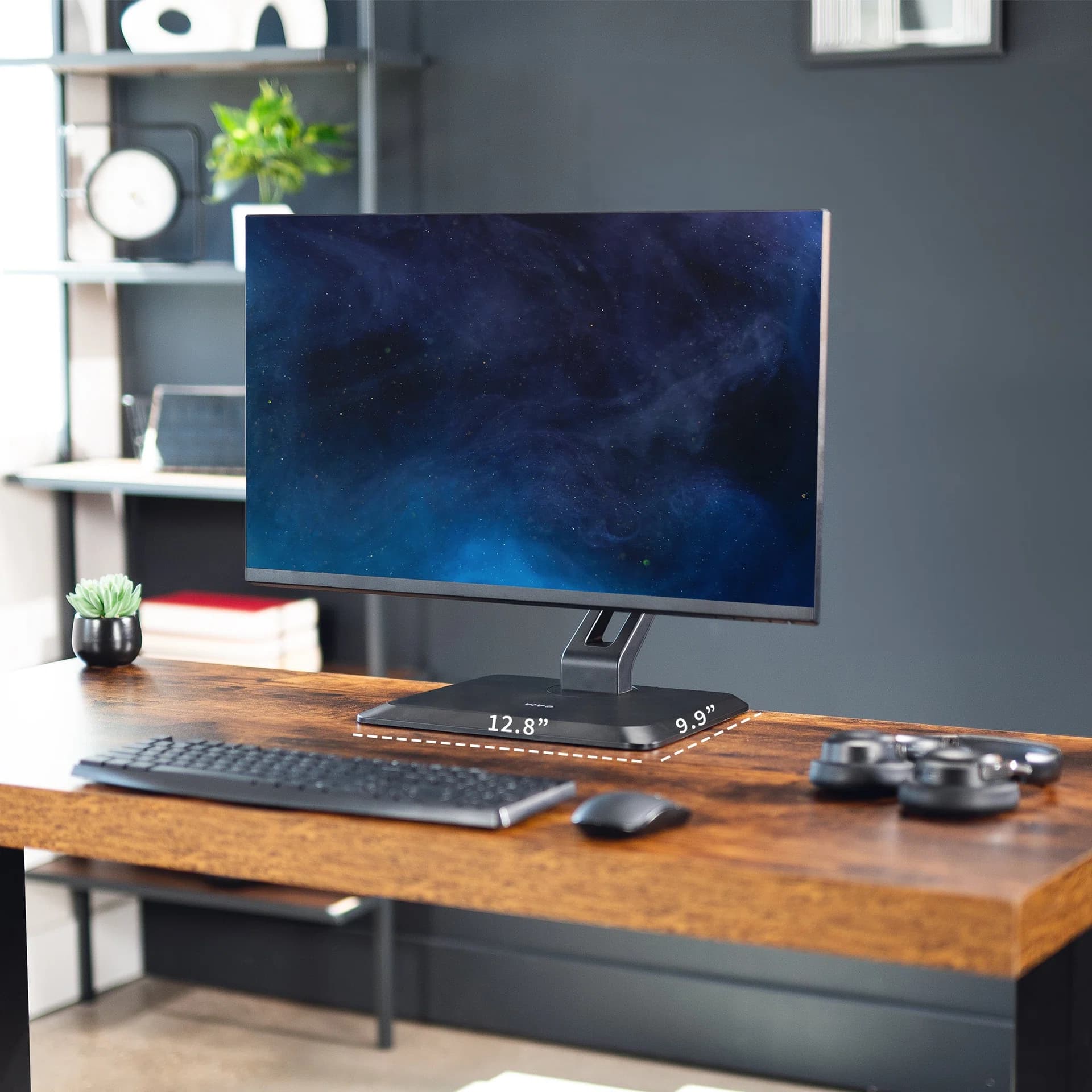 Pneumatic Arm Monitor Desk Stand - 17" to 32" Screens