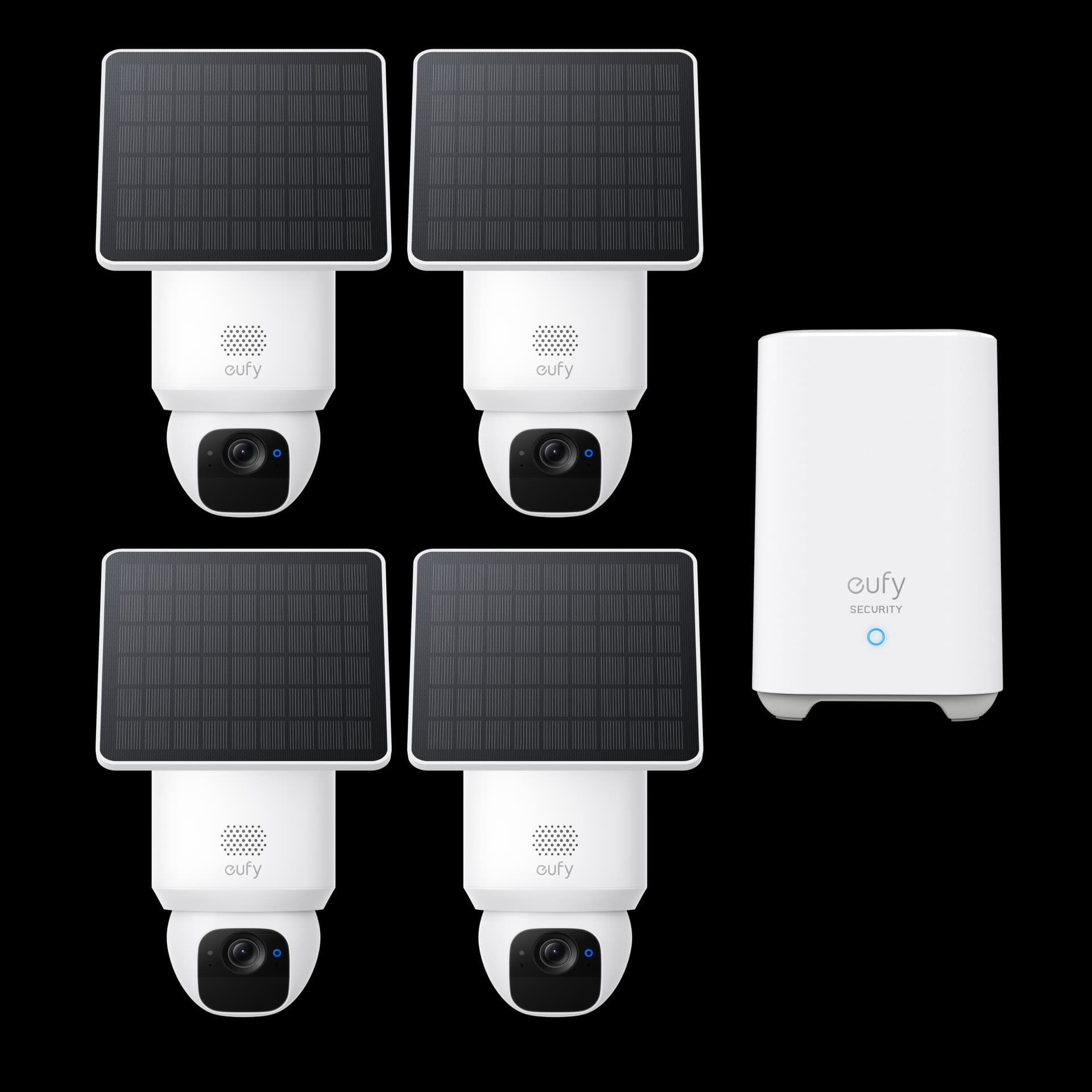 eufy SoloCam E30(4-Cam Pack)+ Homebase™ 2