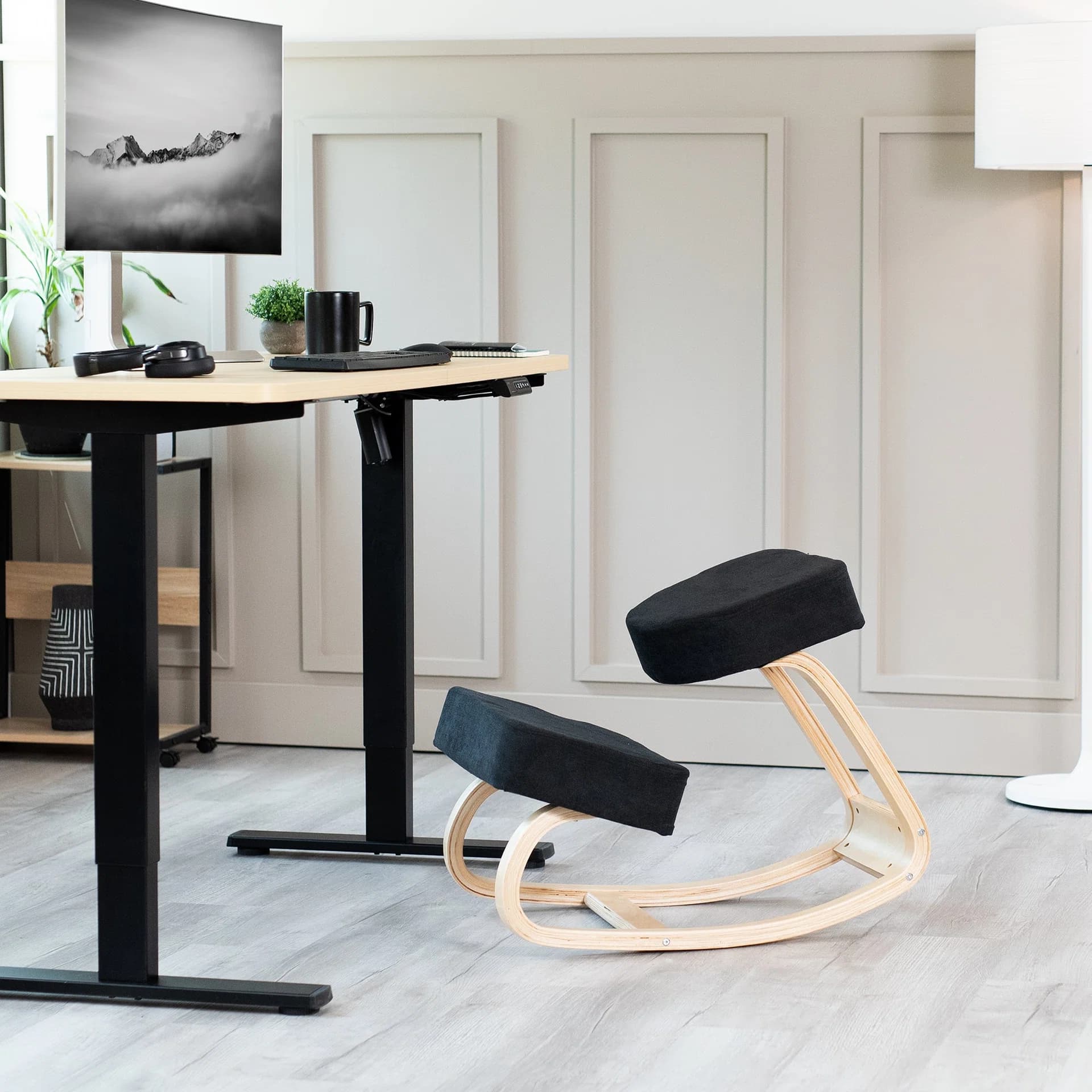 Wooden Rocking Kneeling Chair