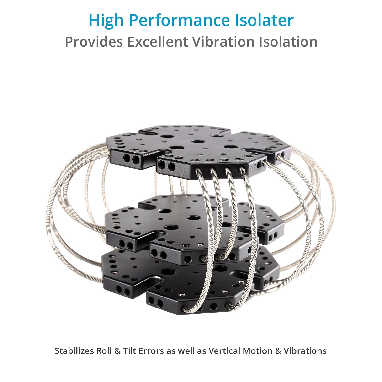 Airwave Camera Vibration Isolator Arm (5-15kg) | Customizable for 30kg Payloads