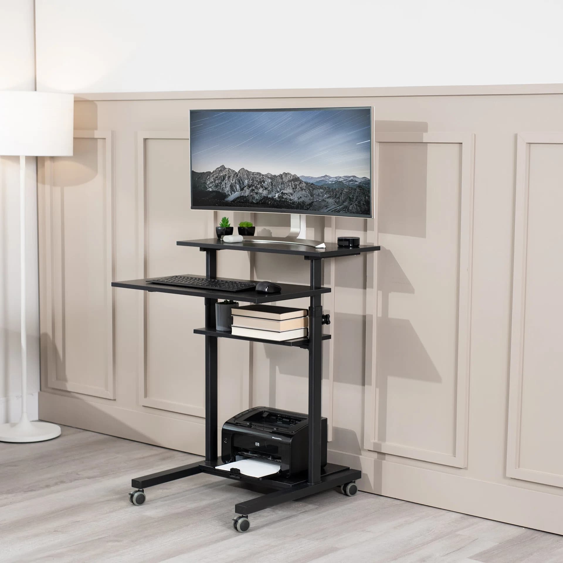 28” Mobile Computer Workstation