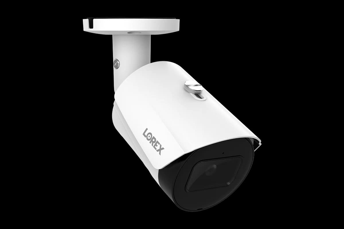 Lorex A14 4K IP Wired Bullet Security Camera with Listen-In Audio and Smart Motion Detection