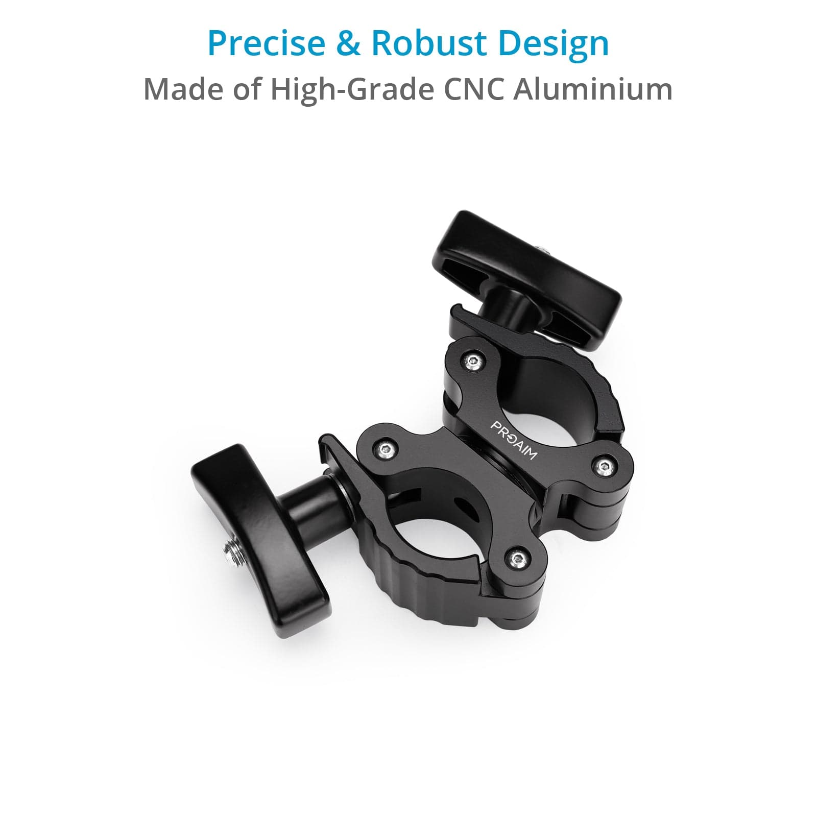 Double Swivel Truss Clamp. Heavy Duty 360° Swivel Coupler for 38-50mm Speed Rails / Scaffold Poles