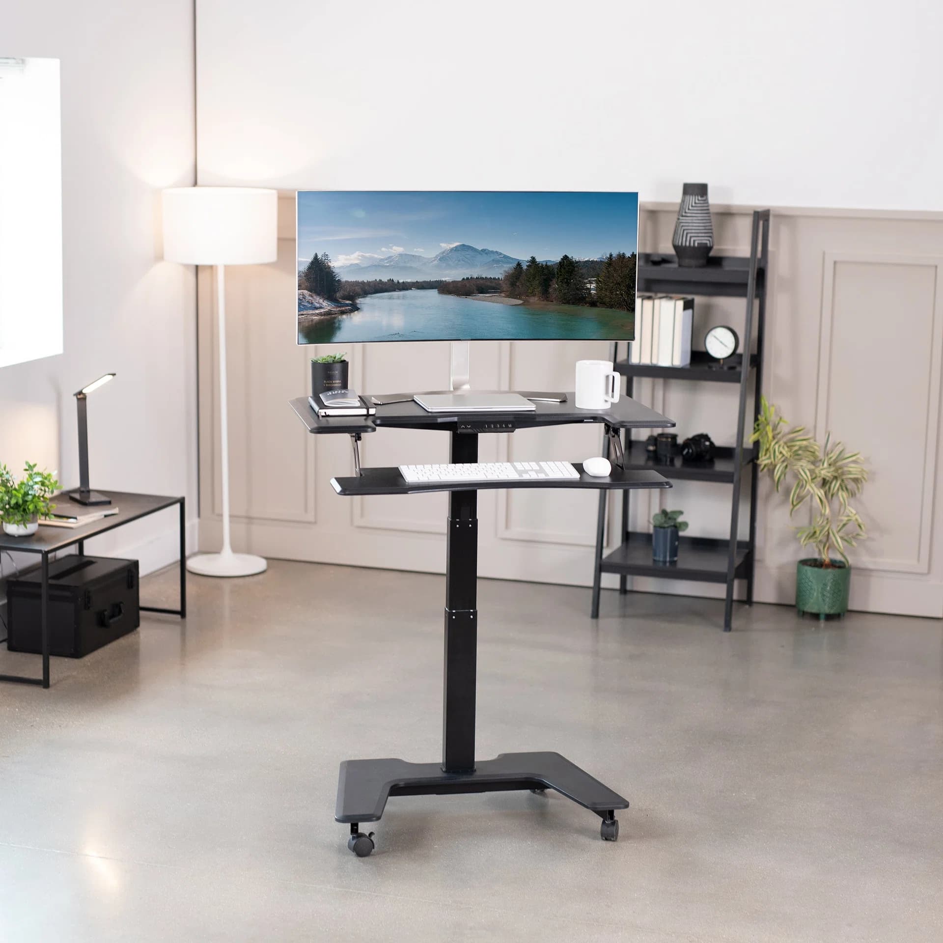 36" Electric Mobile Compact Desk