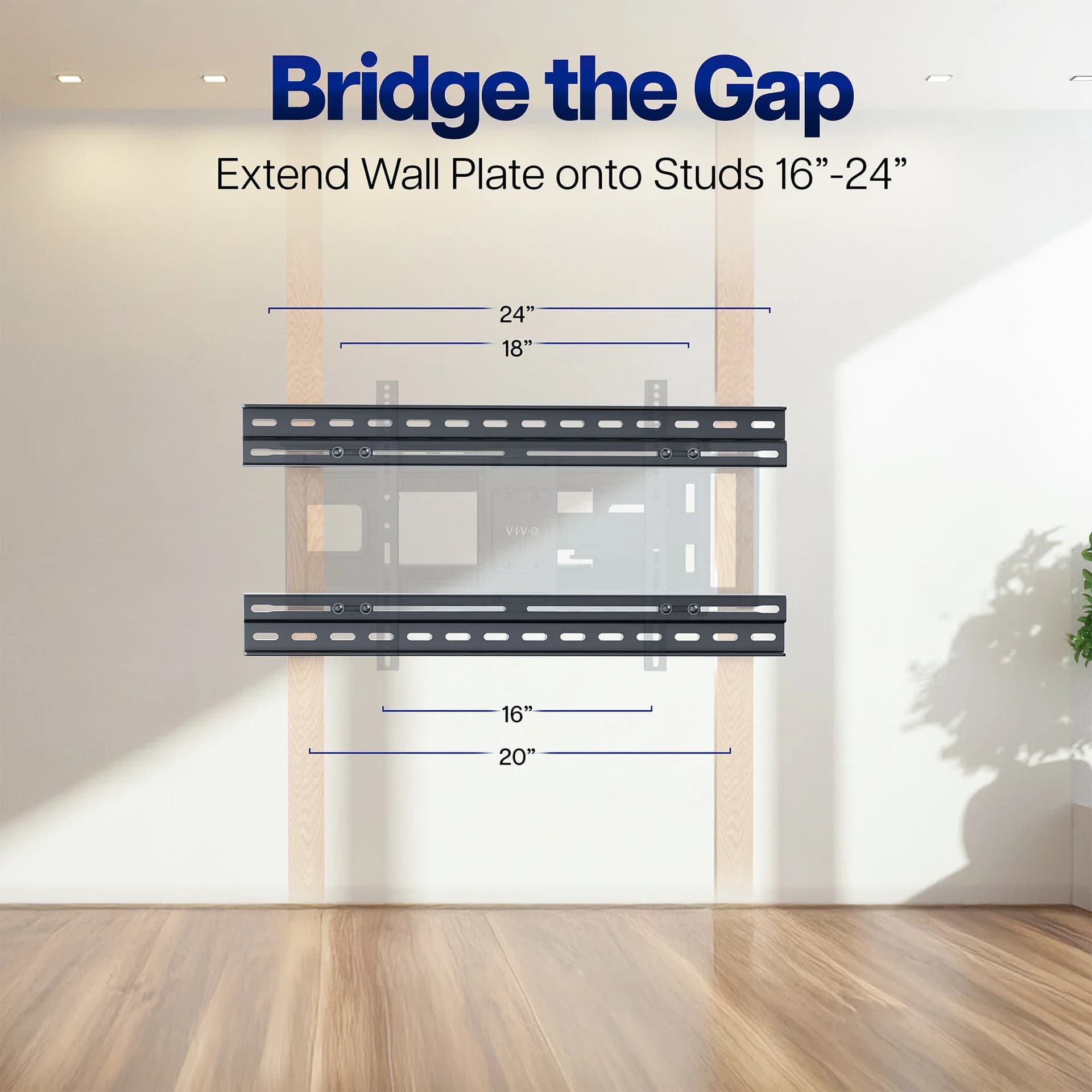 Wall and Ceiling Plate Extension Brackets