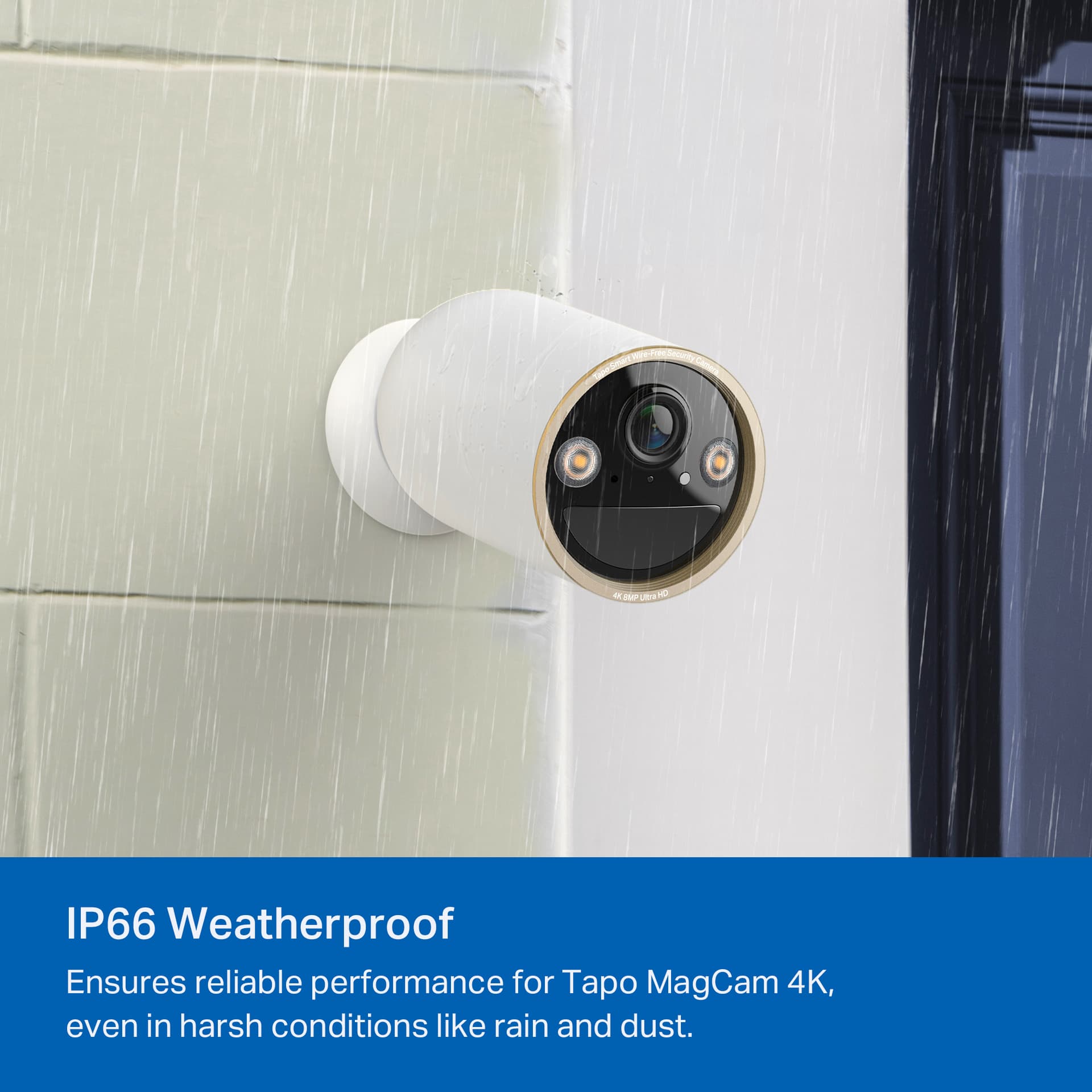 MagCam 4K Wireless Outdoor Camera 4-Pack + Smart Hub Bundle