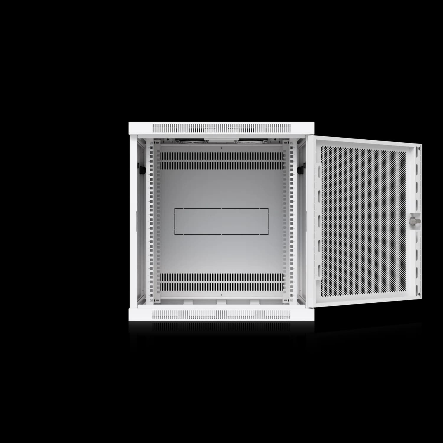 12U Rack Cabinet, 600 mm, Perforated Door