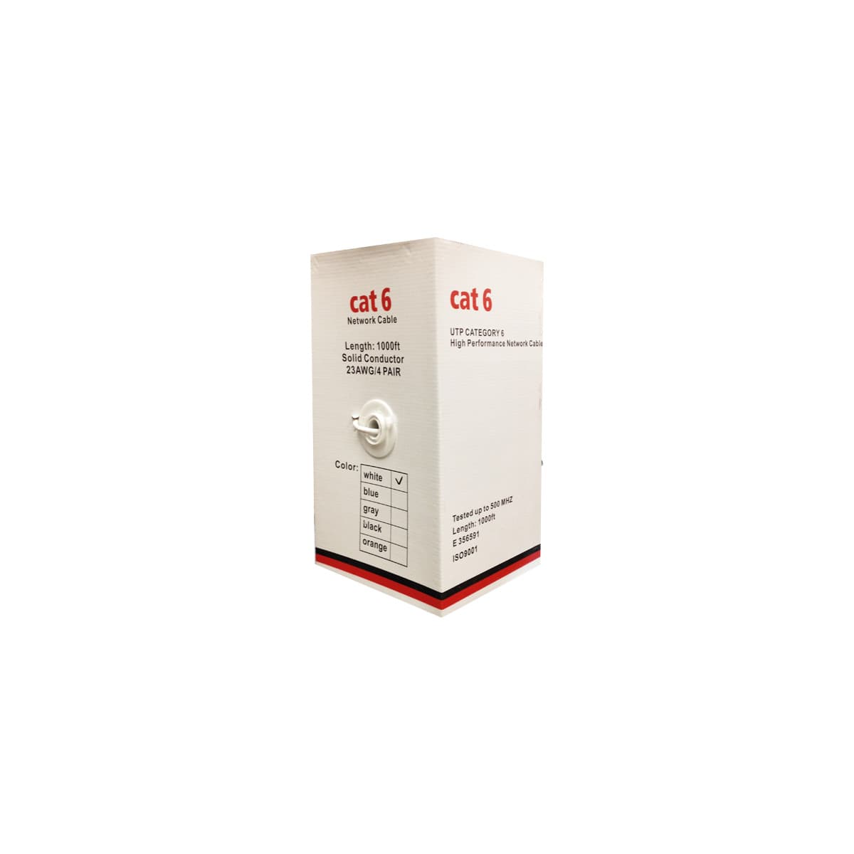 Cat6 Network Cable Commercial Grade - 1,000 Ft — LTAC2046