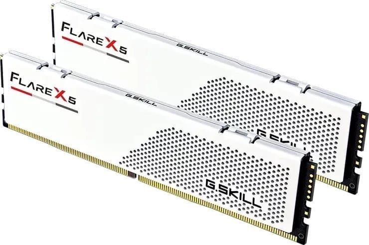 Flare X5 White 32GB DDR5-6000 Memory Kit — F5-6000J3636F16GX2-FX5W