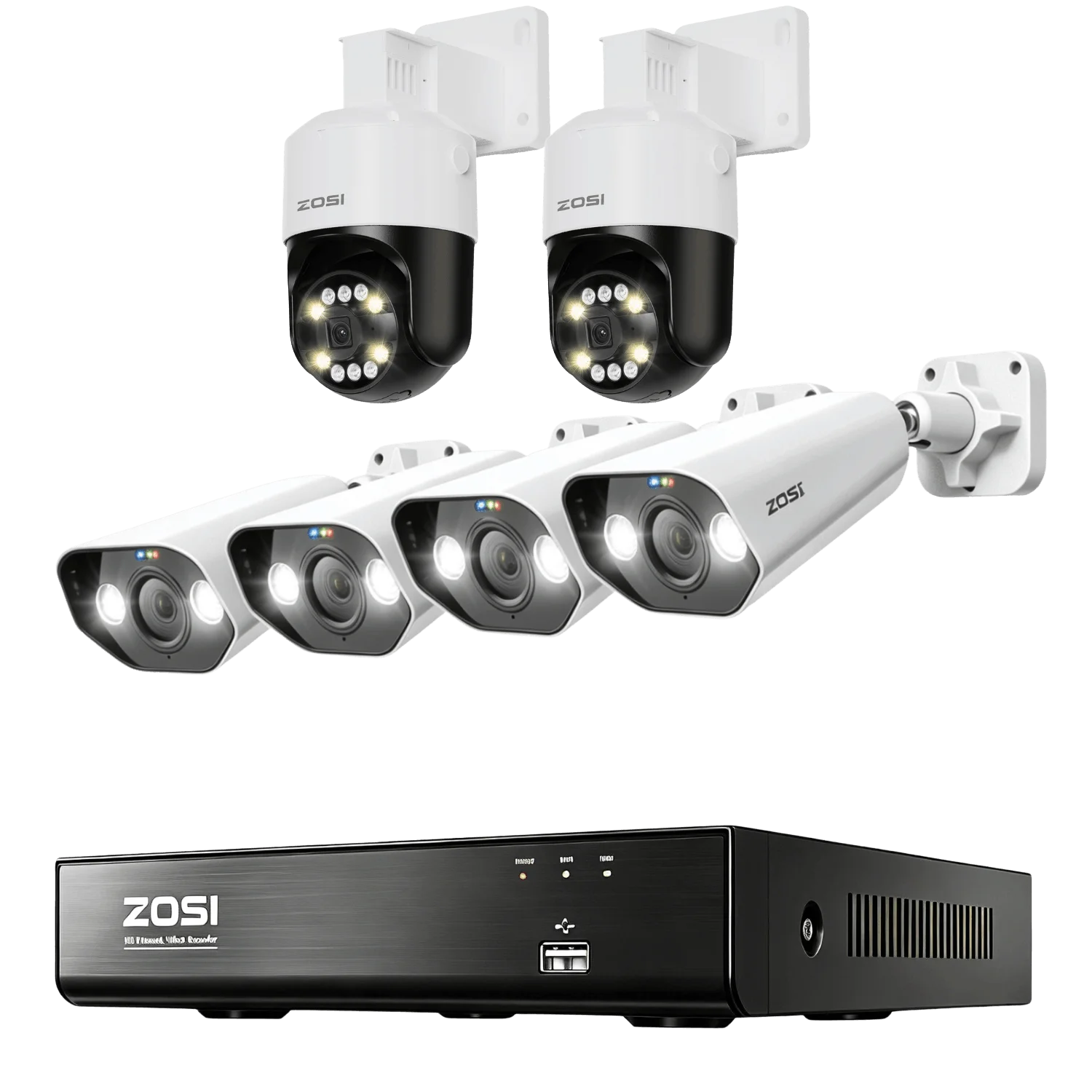 Security systems product — 8HN-1828AW4-20+2PC-2968W-C