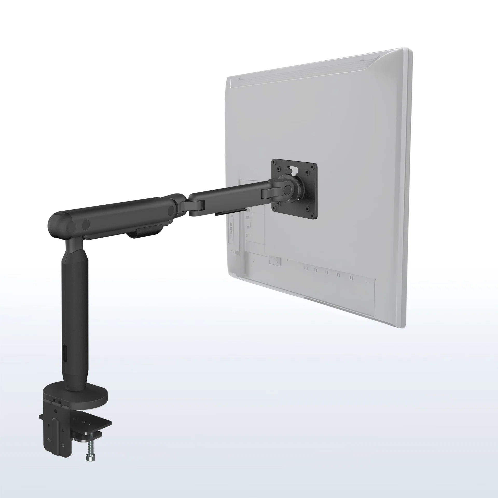 Flexible Mechanical Arm Single Ultrawide Monitor Desk Mount - Up to 35" Screens