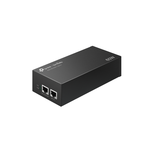 Omada PoE++ Injector Adapter, Gigabit ports, up to 60W, Steel Case, POE170S