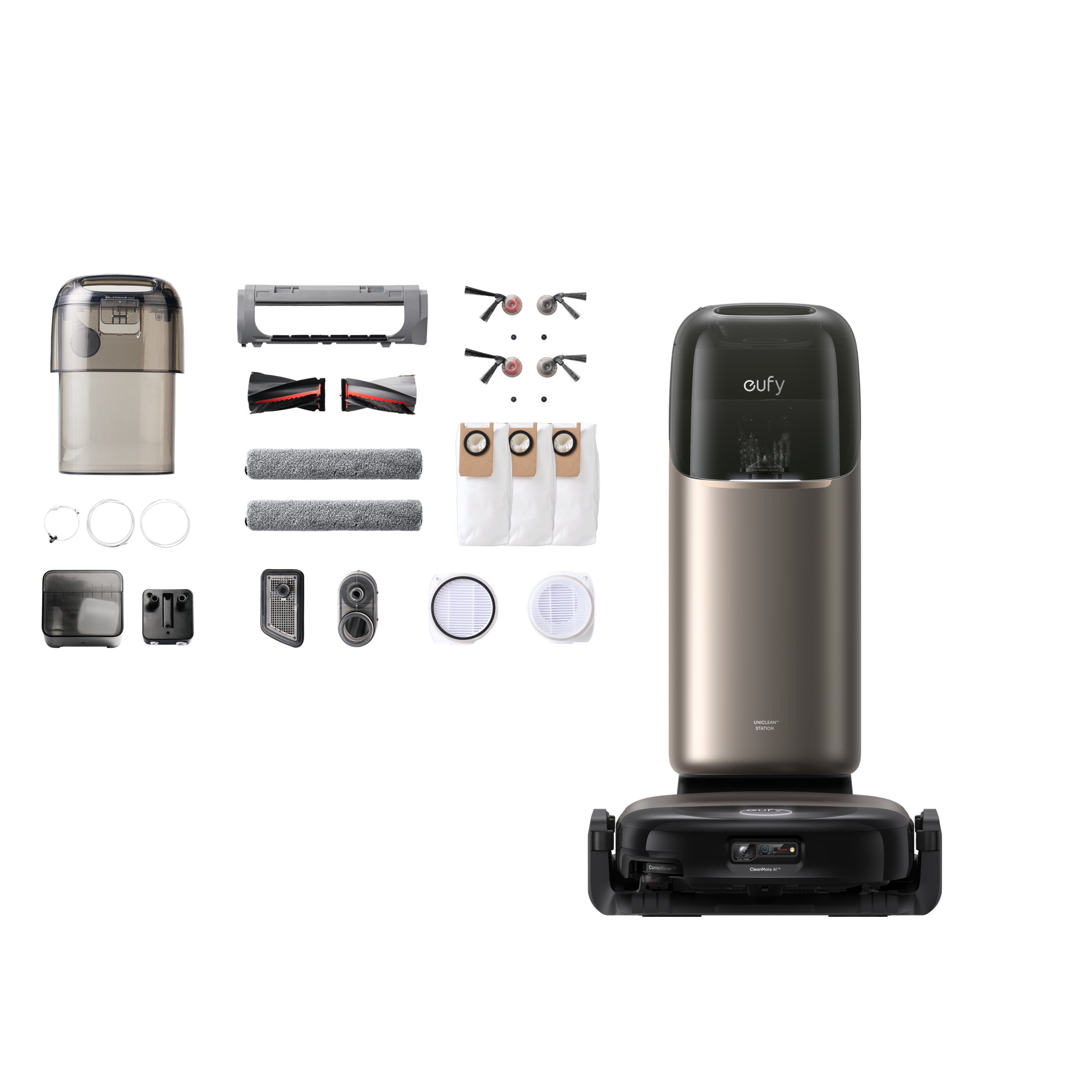 eufy Robot Vacuum Omni S2 + Auto Refill and Drainage System + Accessory Kit: product detail 1