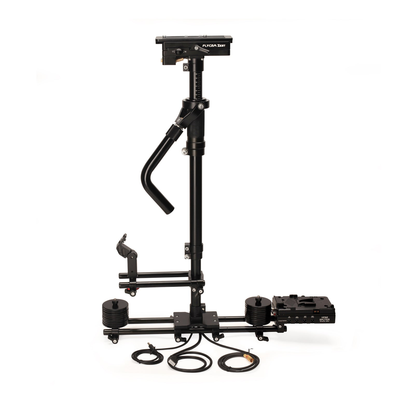Zest Pro Video Camera Stabilizer with Power Connections | V-Mount