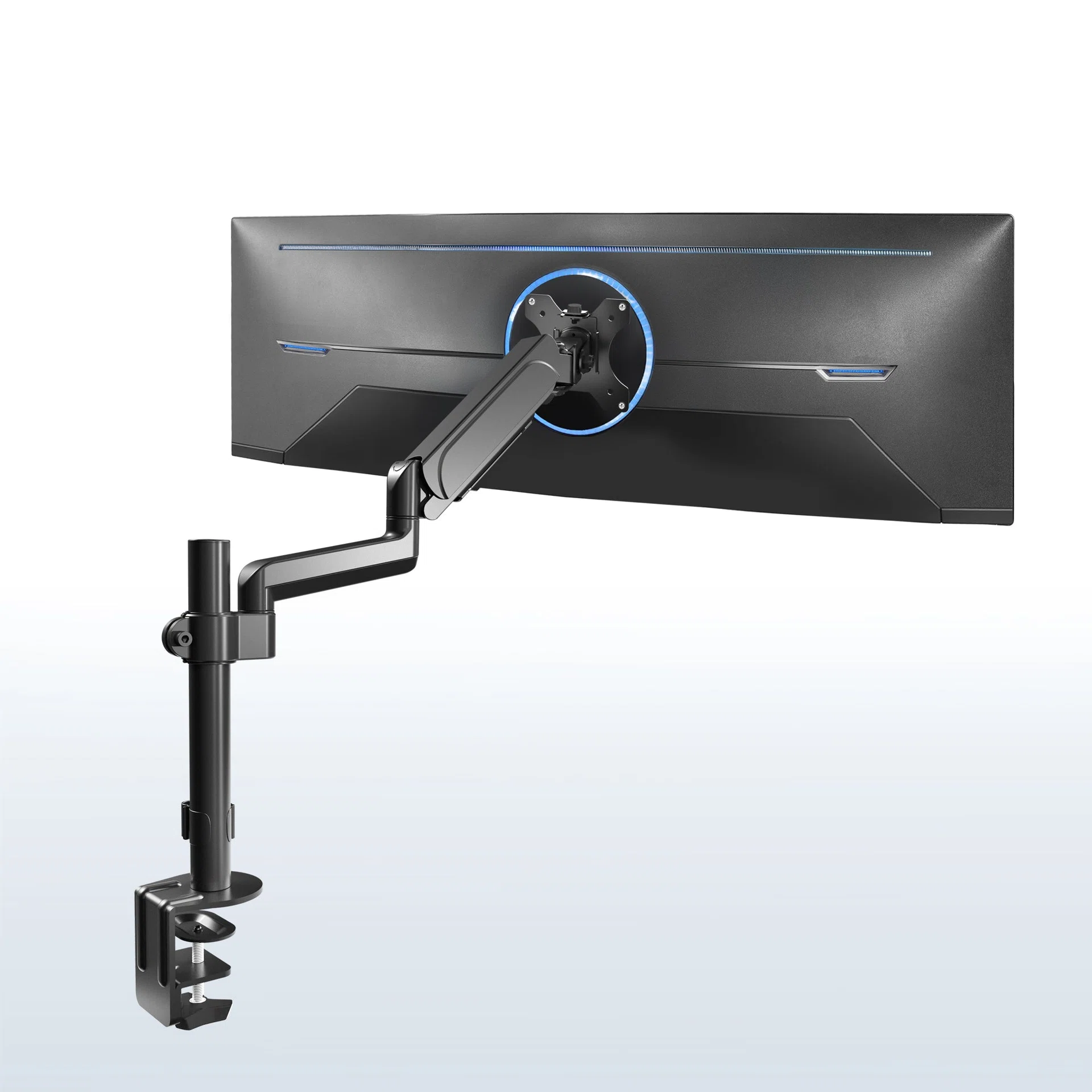 VIVO Mechanical Arm Single Monitor Desk Mount - 17” to 32” Screens — Mechanical Arm Single Monitor Desk Mount - 17” to 32” Screens — Product view