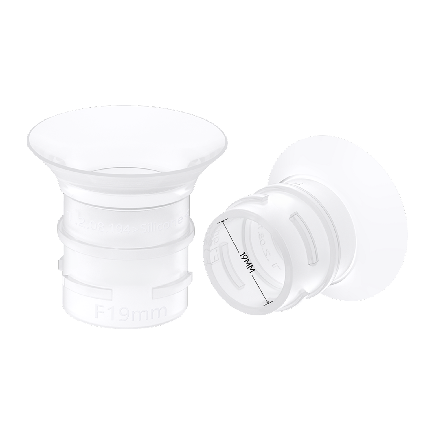 eufy 19 mm Sizing Insert (2-Pack) for Wearable Breast Pump E10/E20/S1/S1 Pro