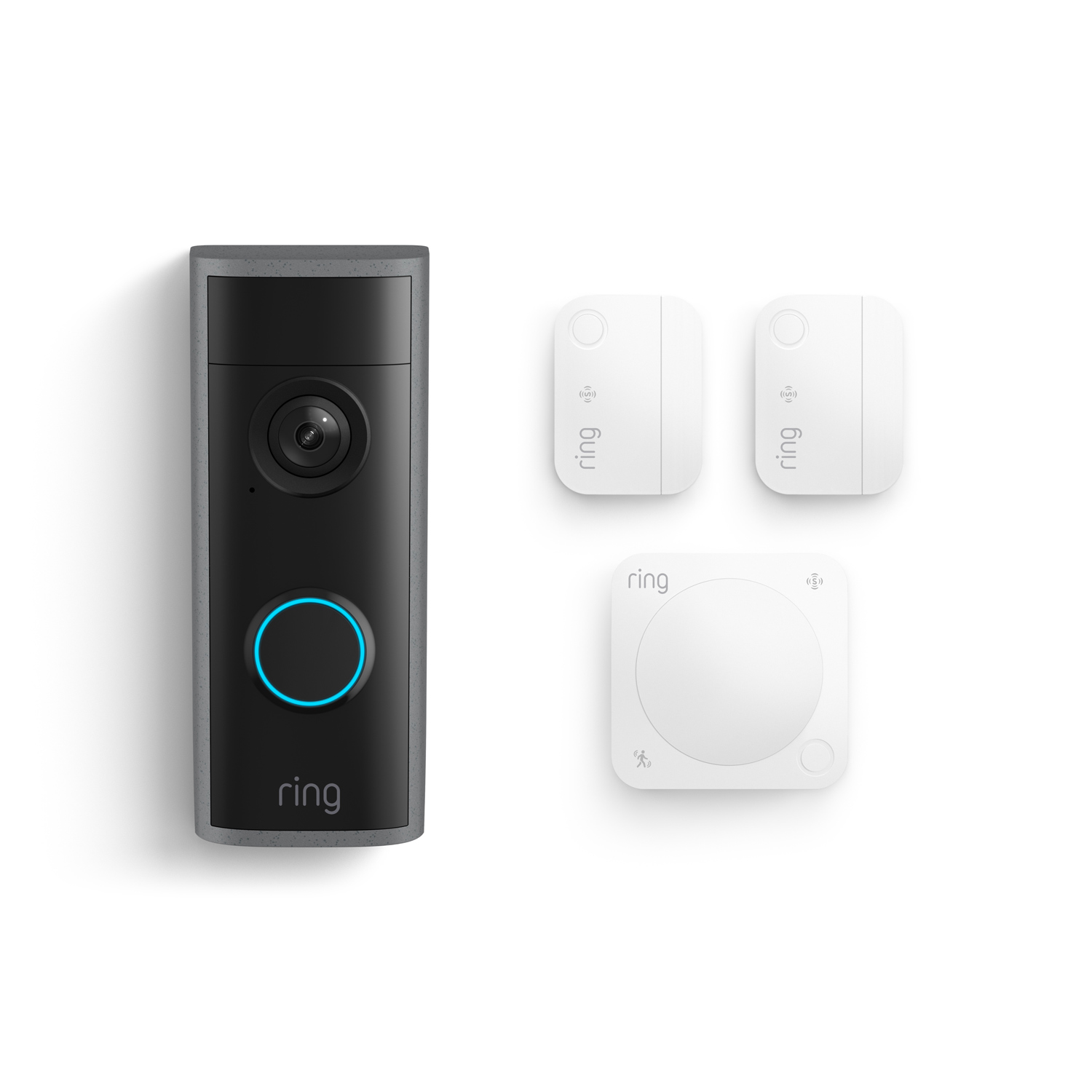 Peephole Cam 2K + 2-Pack Window and Door Sensors + Motion Detector