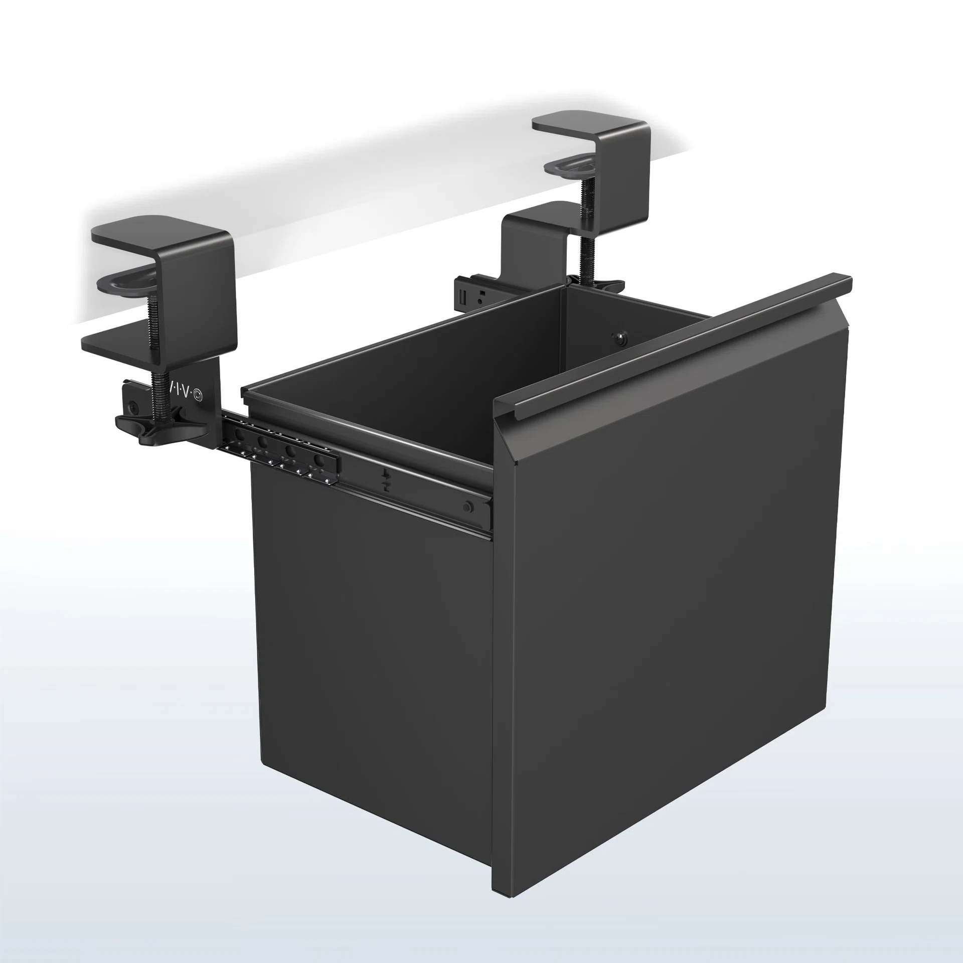 Clamp-on Under Desk Filing Cabinet