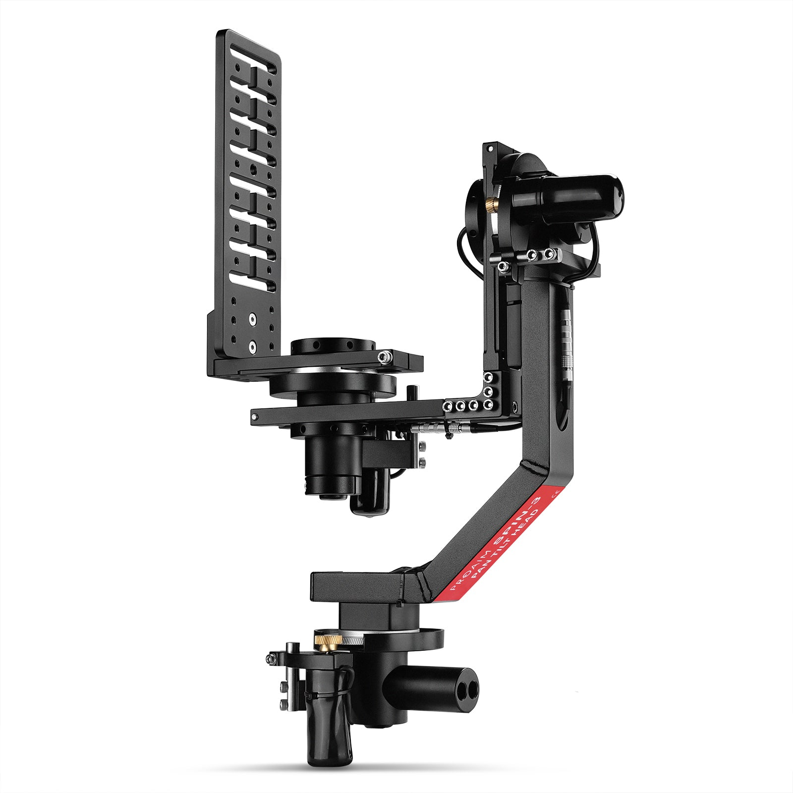 Spin-3 (3-Axis) Motorized Pan Tilt Head for Camera Jib Crane, Payload- 15kg/33lb