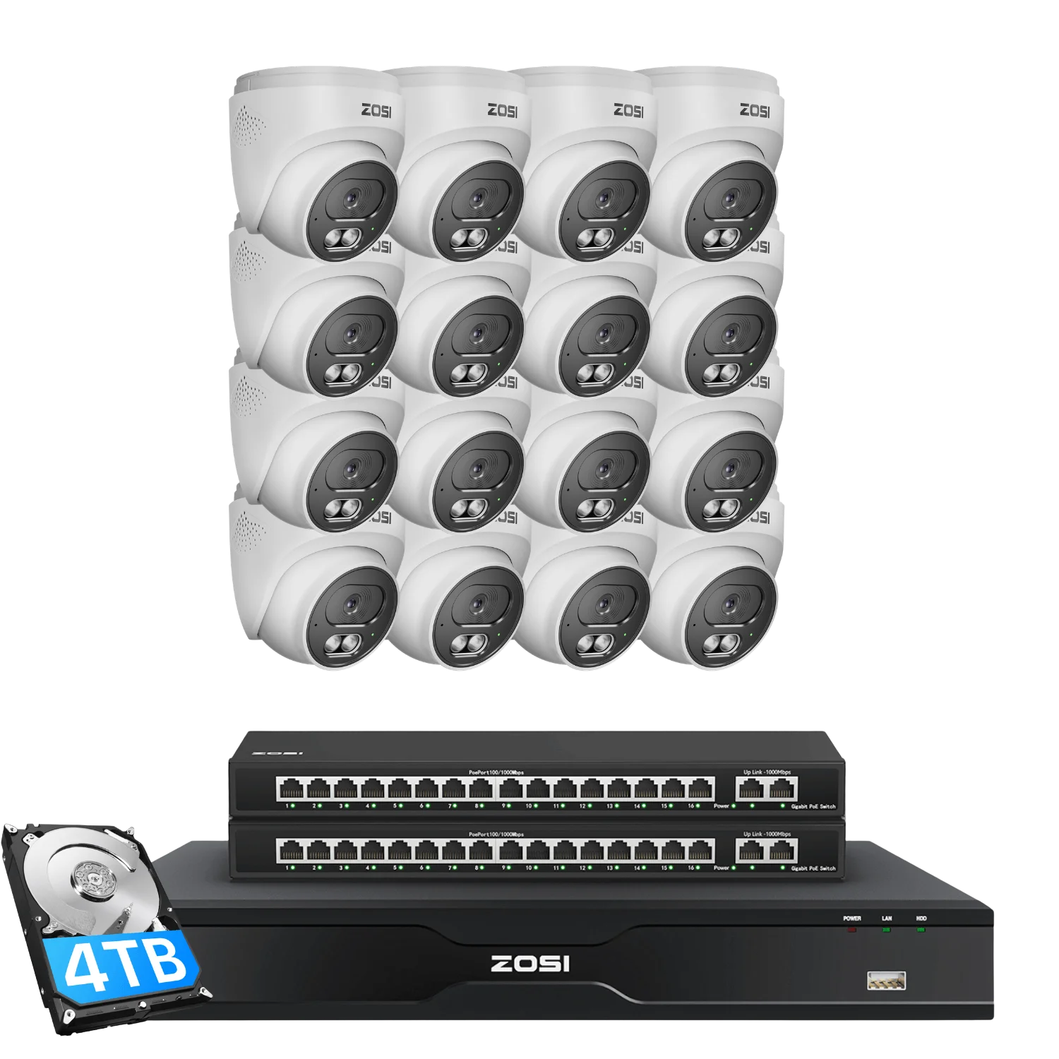 Security systems product — 328D4-2208W16-US-V1-SPG1616