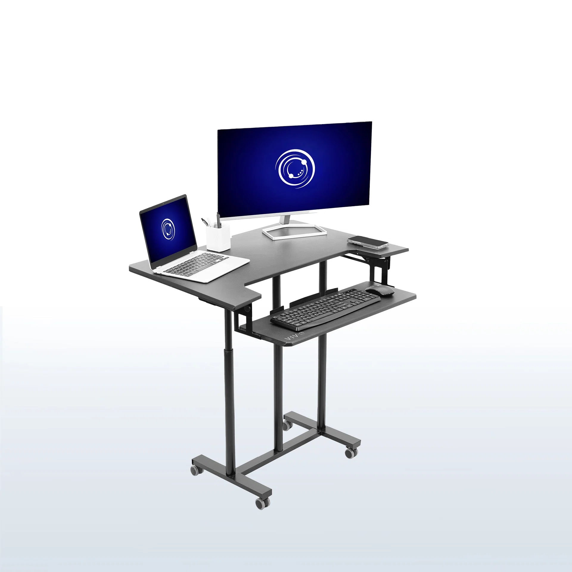 35" Mobile Computer Workstation