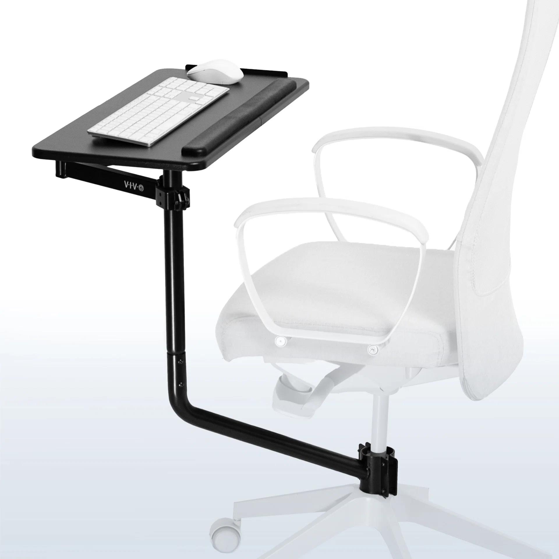 Office Chair Mounted Keyboard Tray