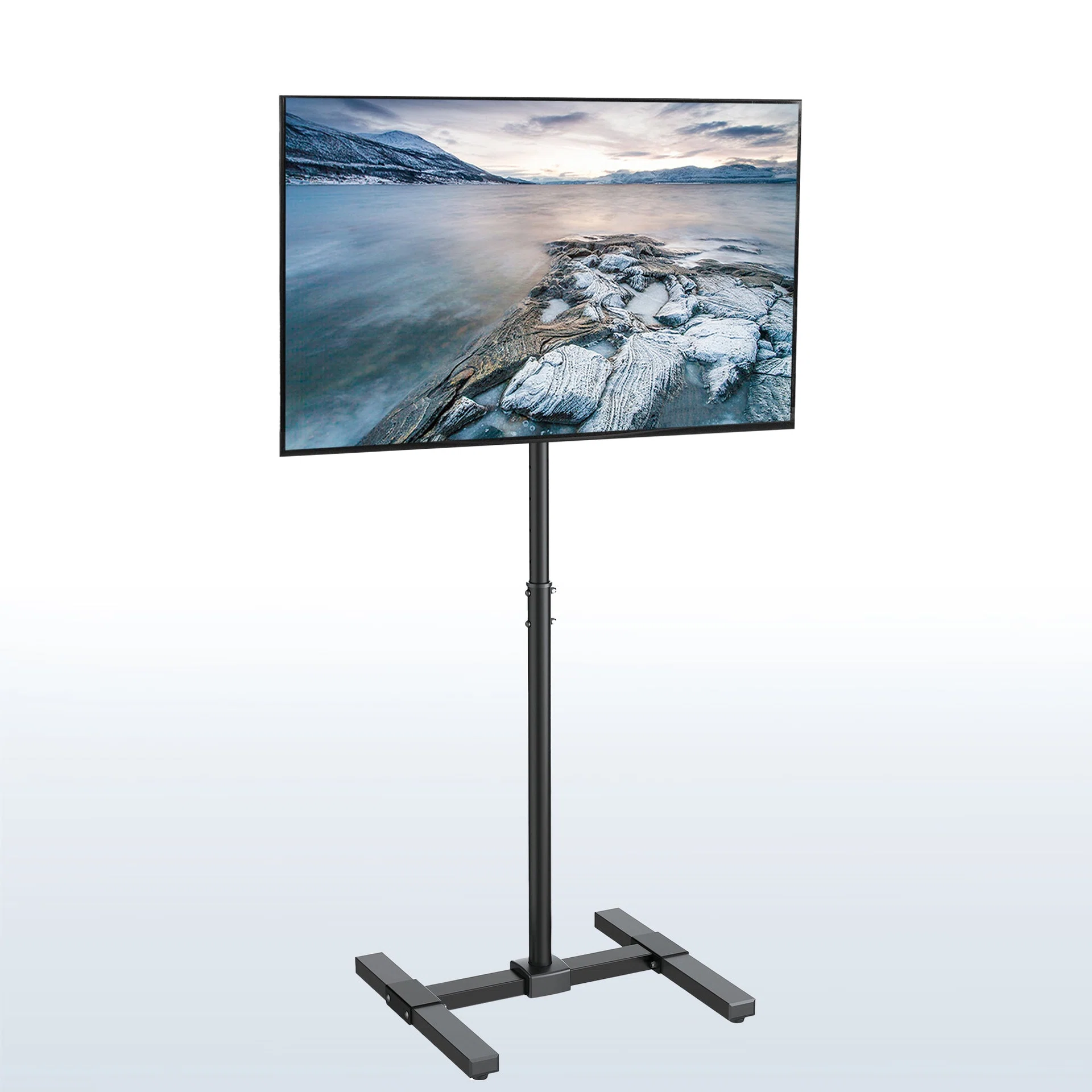 Height Adjustable TV Floor Stand - 13" to 65" Screens