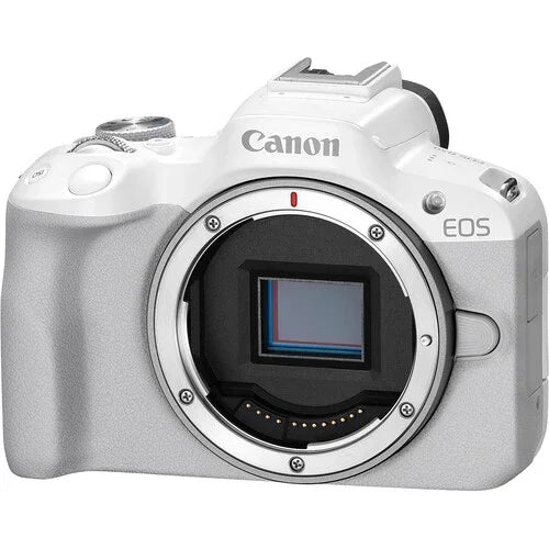 EOS R50 Mirrorless Camera (Body Only, White)