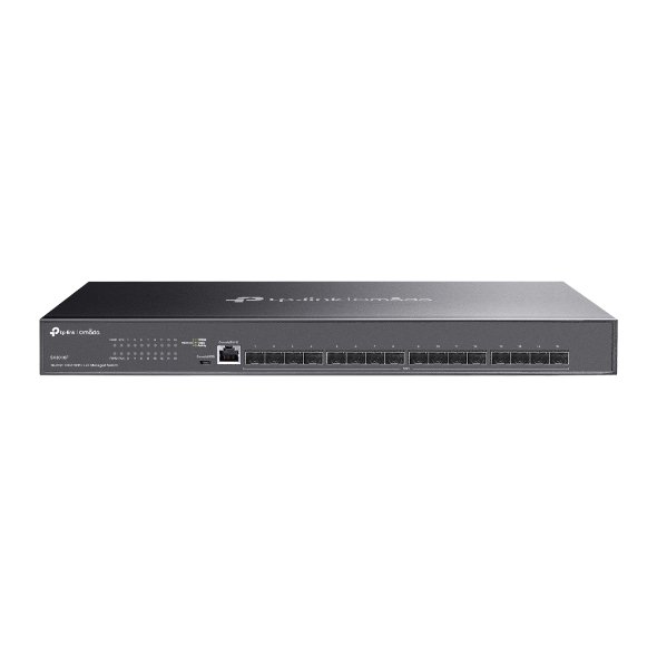 Omada 16-Port 10GE SFP+ L2+ Managed Switch,2x power supply modules, SX3016F