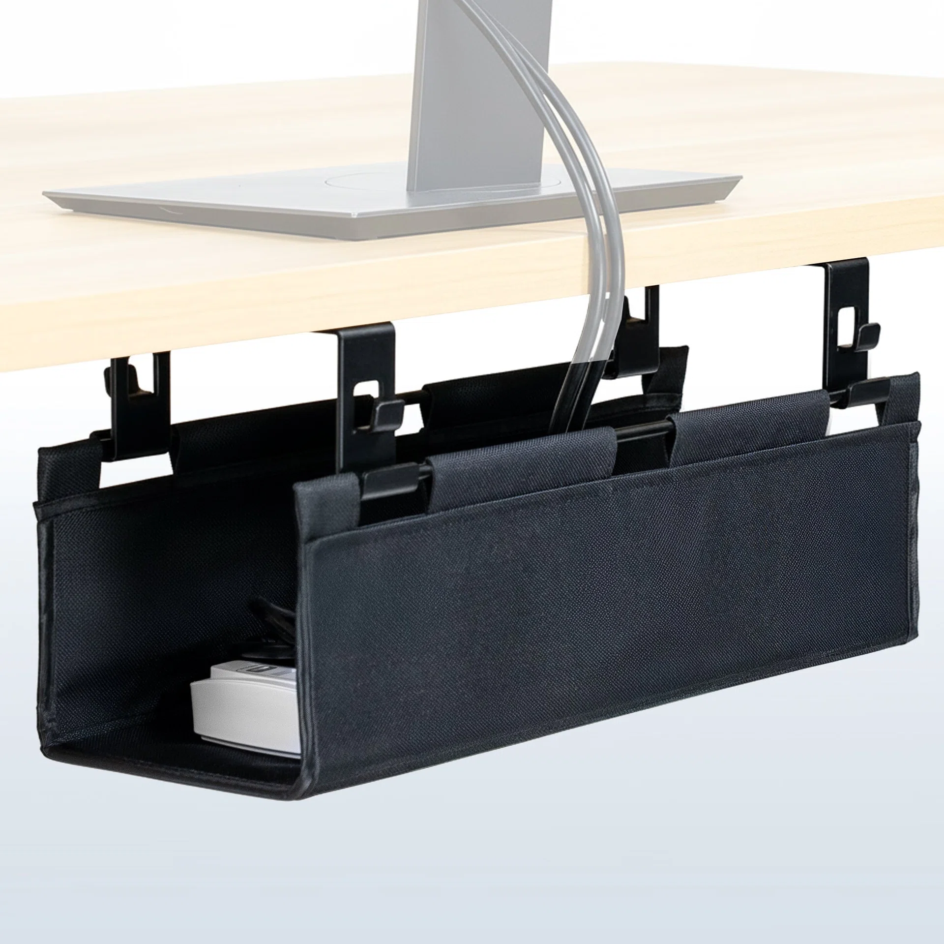 VIVO Under Desk Fabric Cable Management Tray — 16" — Product view
