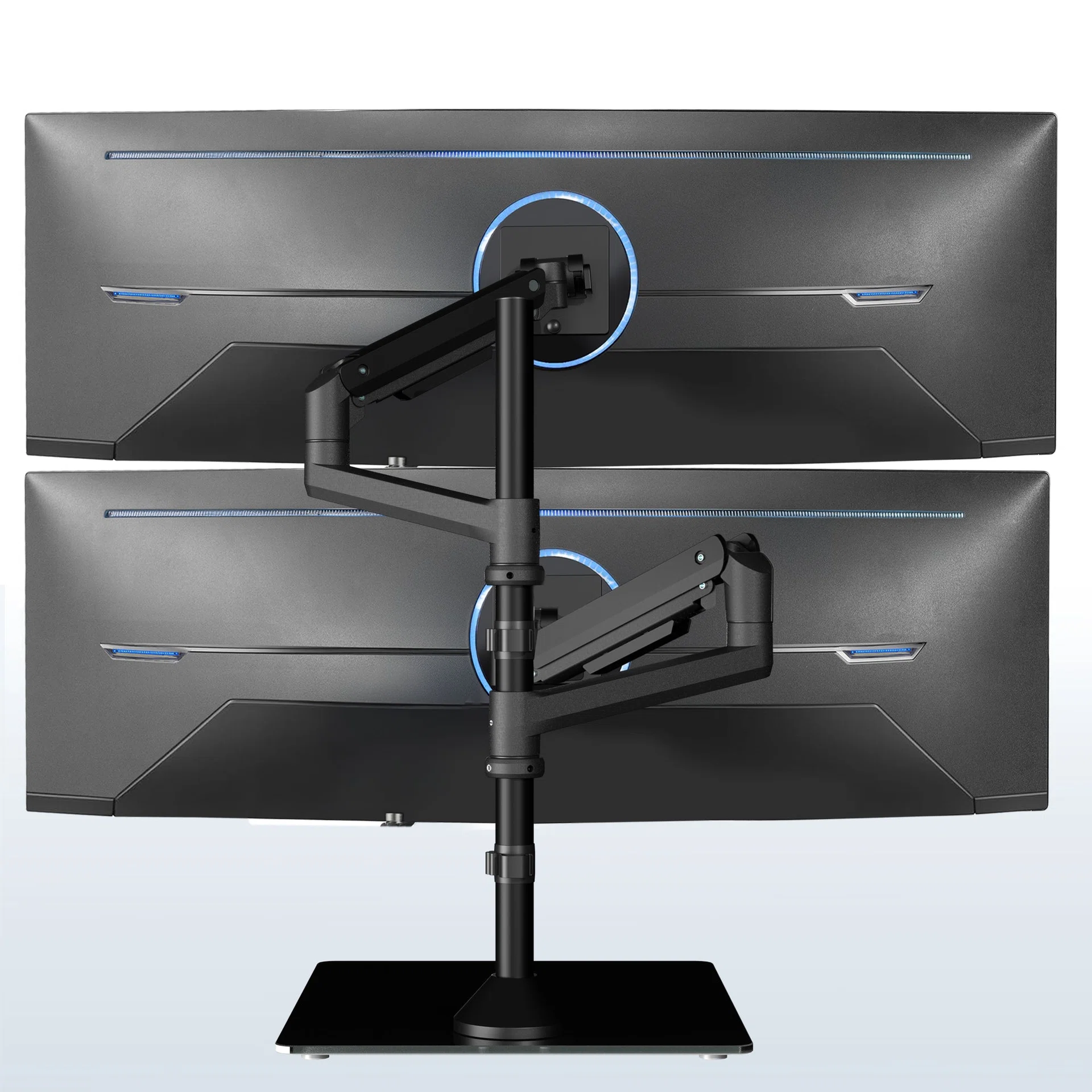 VIVO Dual Ultrawide Monitor Desk Stand - Up to 49" Screens — Dual Ultrawide Monitor Desk Stand - Up to 49" Screens — Product view