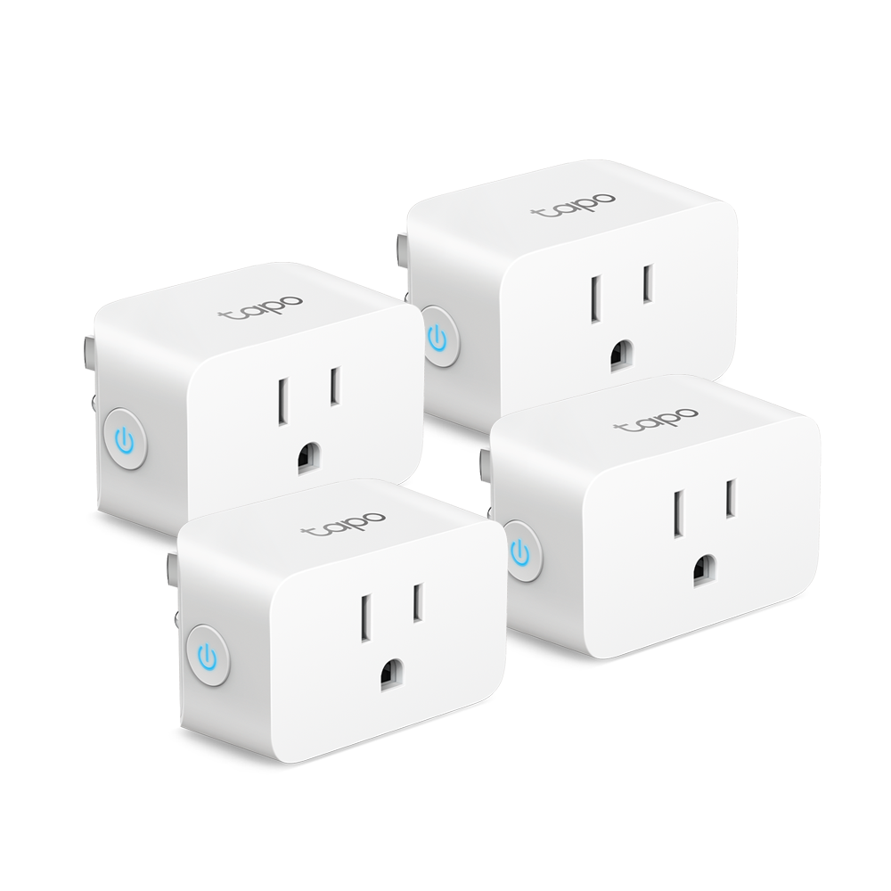 Apple Home Smart Plug Mini 15A, Tapo P125(4-Pack)