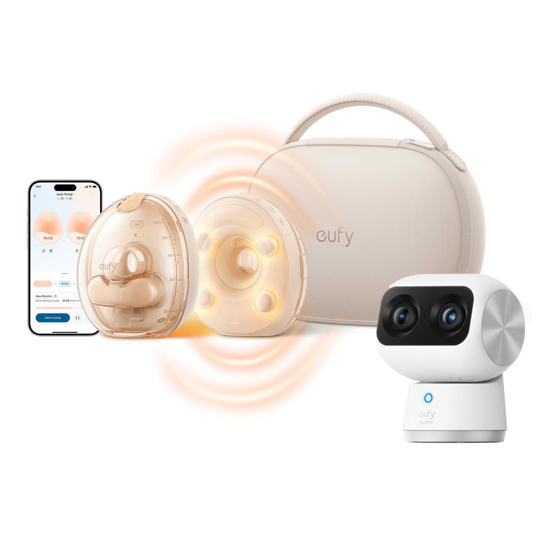 eufy Wearable Breast Pump S2 Pro & Indoor Cam S350