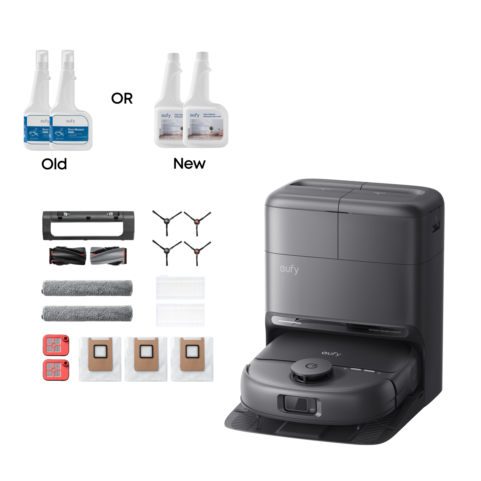 Eufy C28 + Replacement Kit + Cleaning Solution × 2