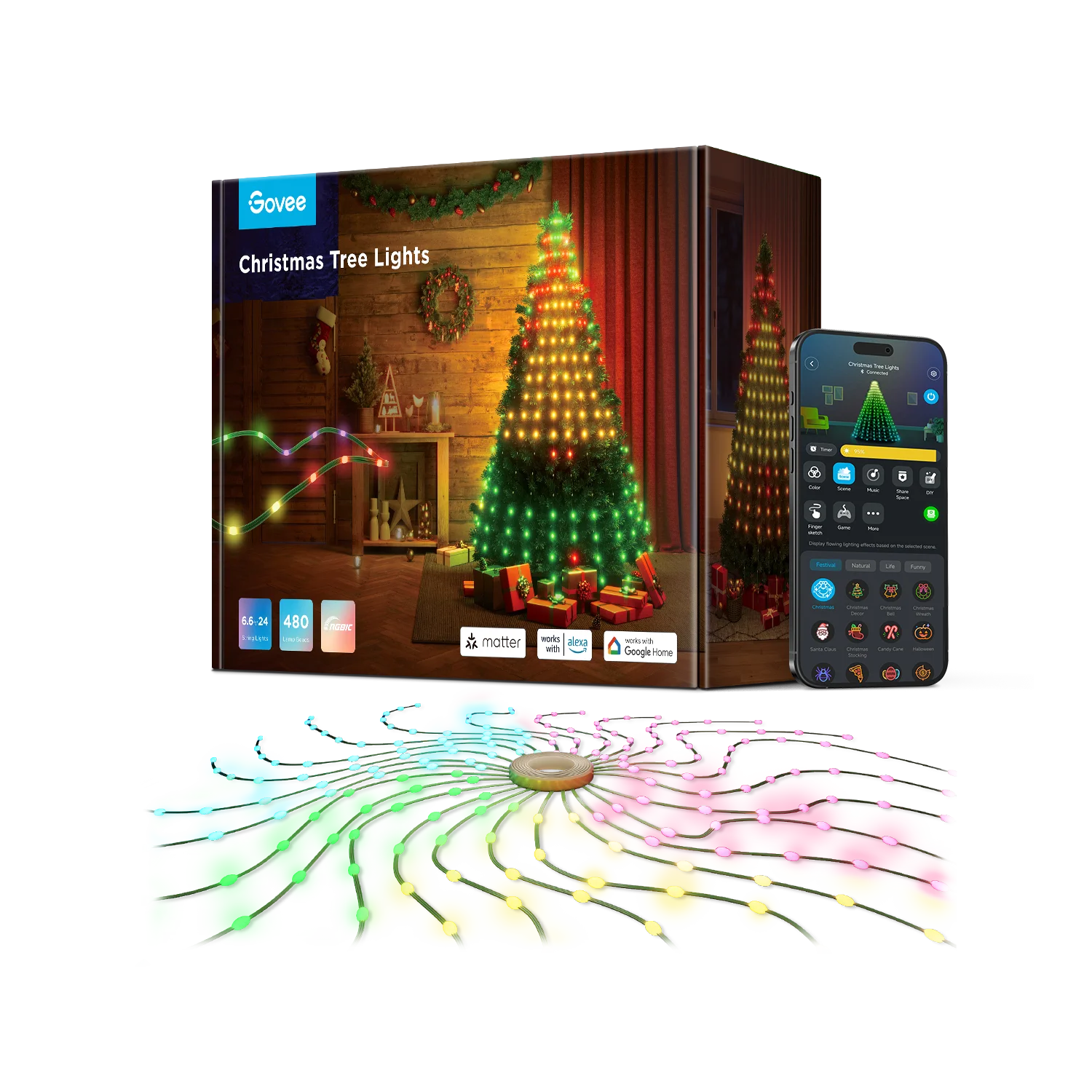 Govee Christmas Tree Lights