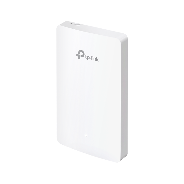 Omada AX1800 Wall-Plate Dual-Band Wi-Fi 6 Access Point, 3 Gigabit ports, EAP615-Wall