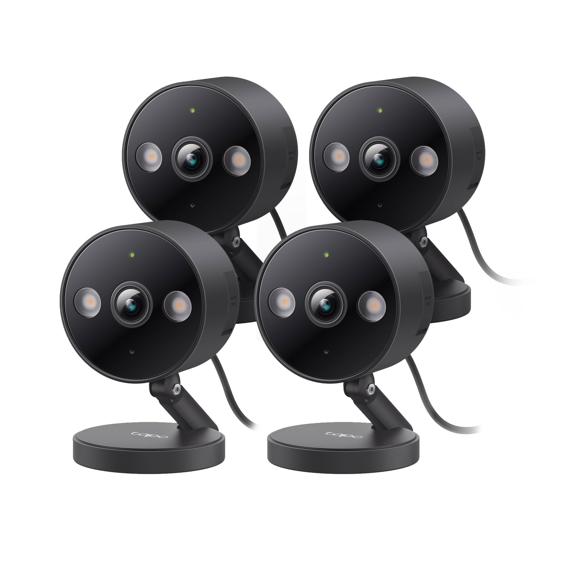 TP-Link 4-Pack 2K QHD Indoor/Outdoor Security Camera Black Tapo C121 — Product view