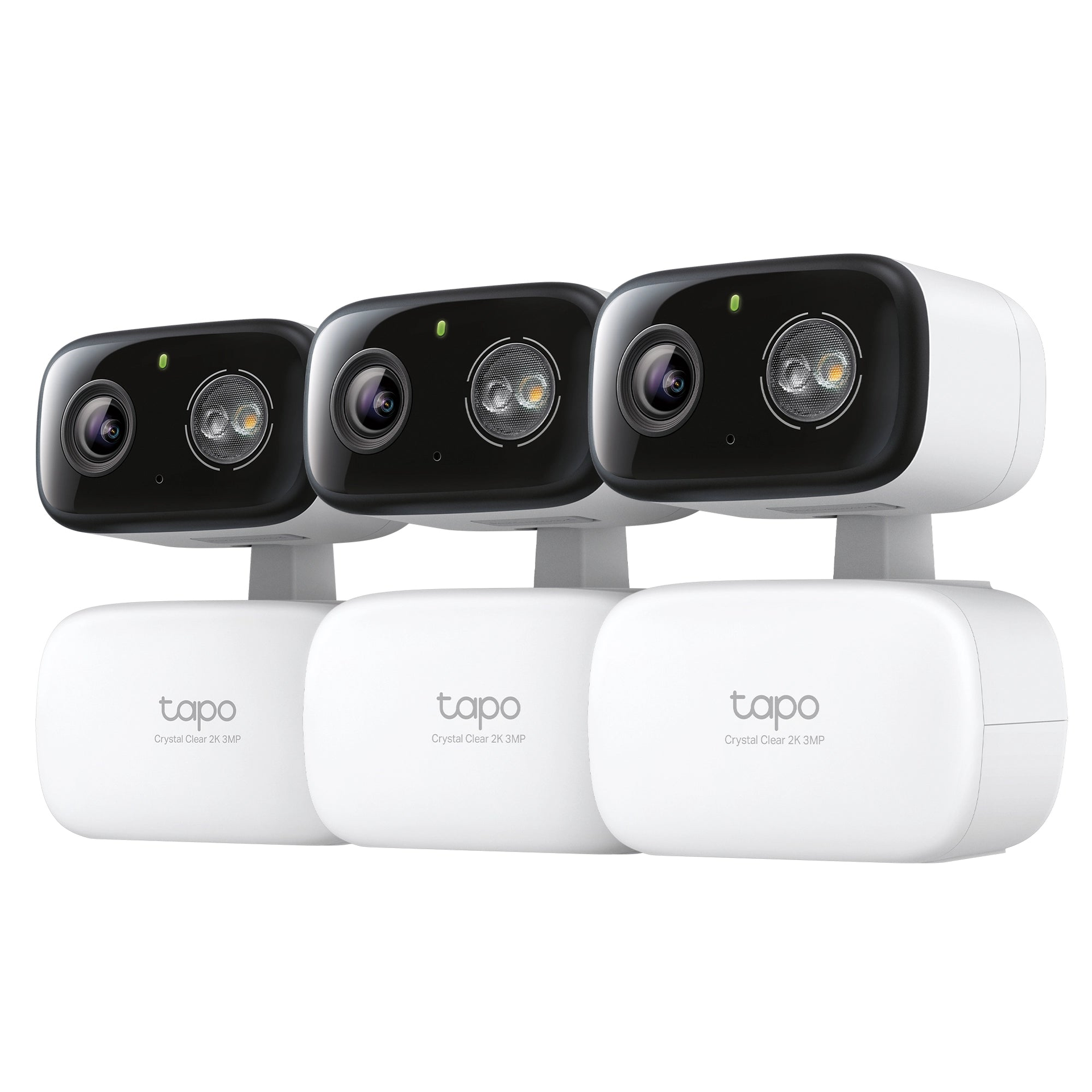 TP-Link 2K Pan/Tilt Indoor/Outdoor Security Camera, Tapo C216 HybridCam 360 3-Pack — Product view