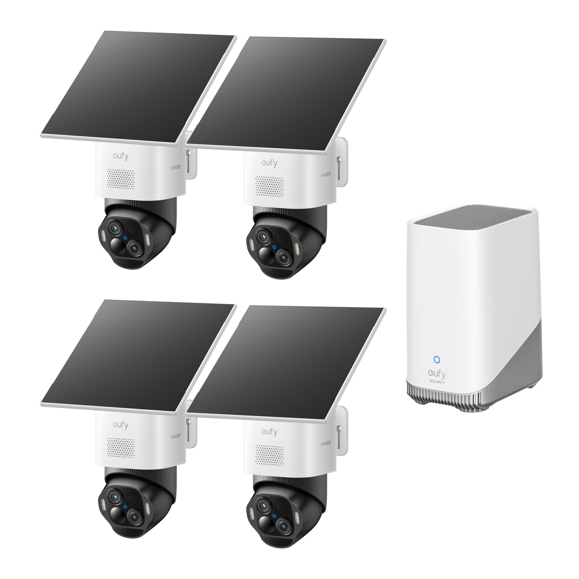 eufy SoloCam E50 4-Cam Kit (HomeBase S380)